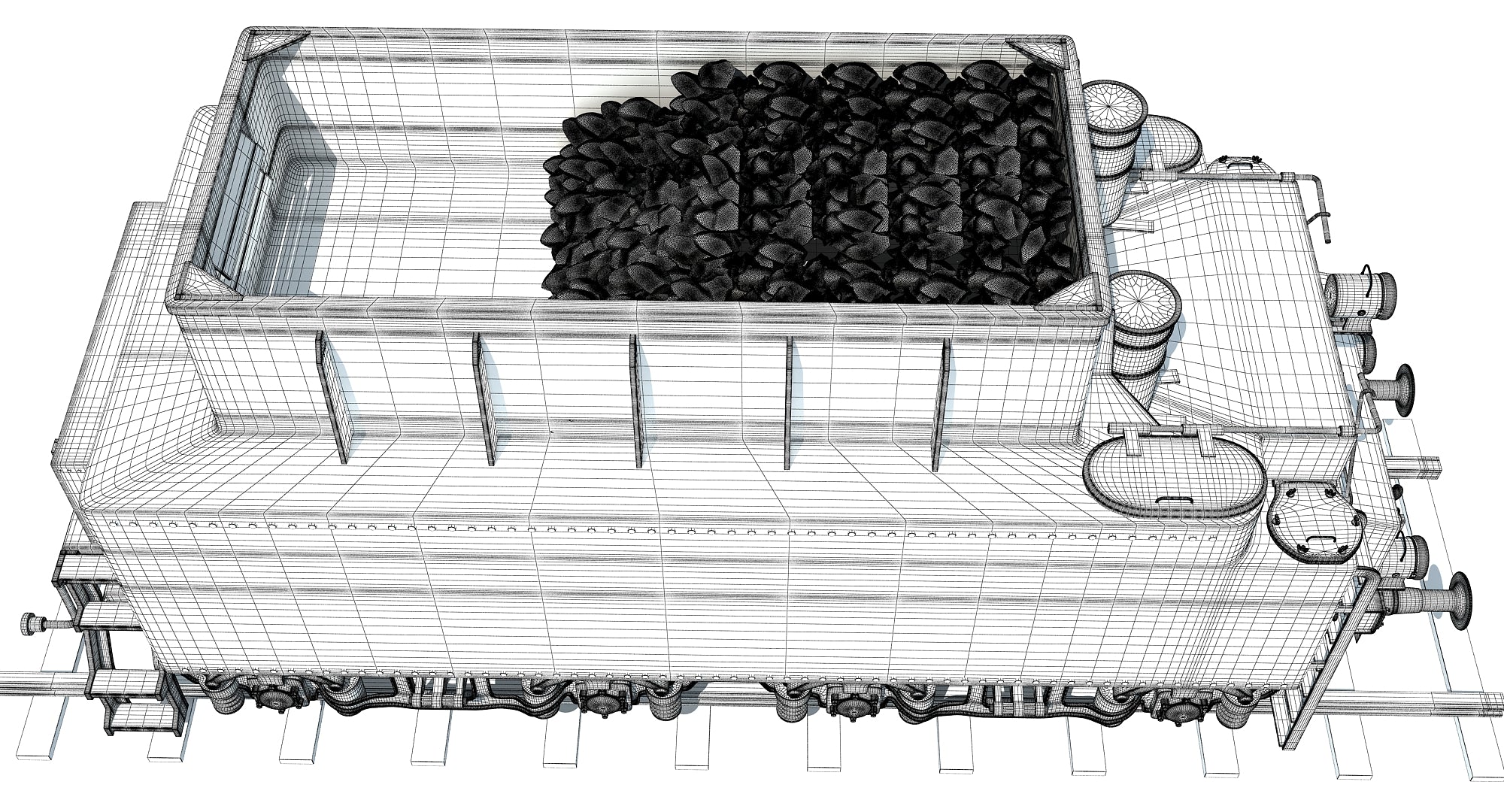 3D Models Coal Tender