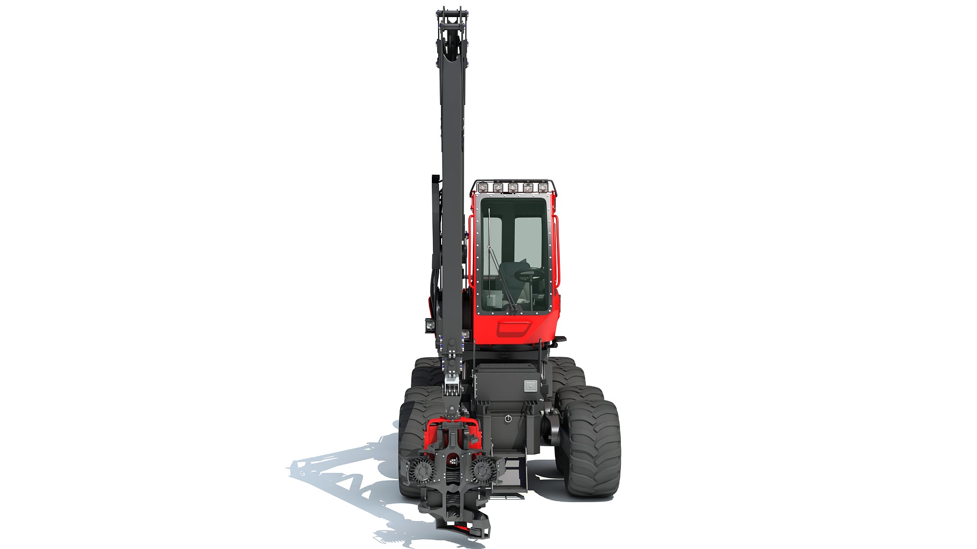 Komatsu Forestry Machine 3D Models