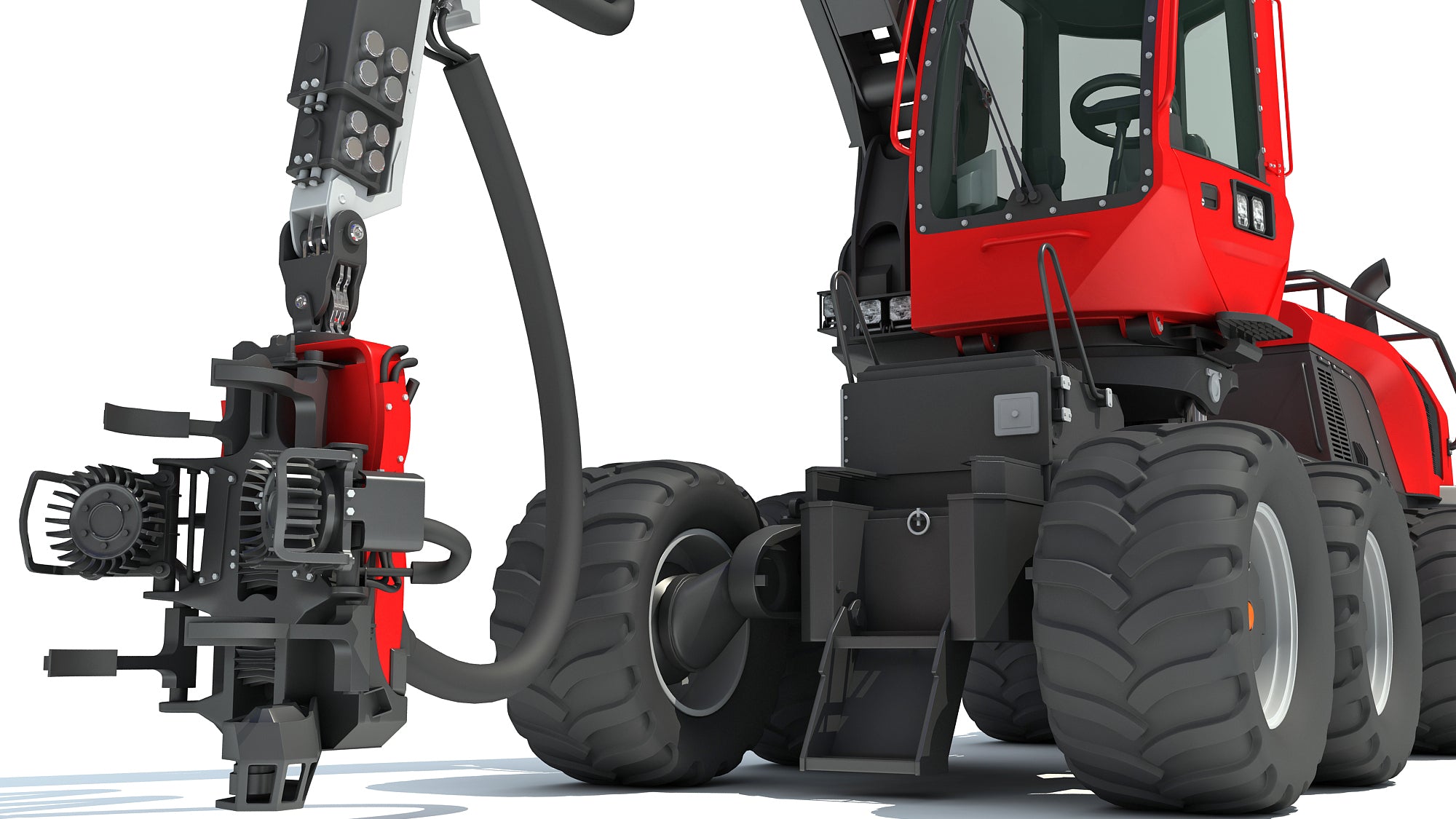 Forestry Machine 3D Models