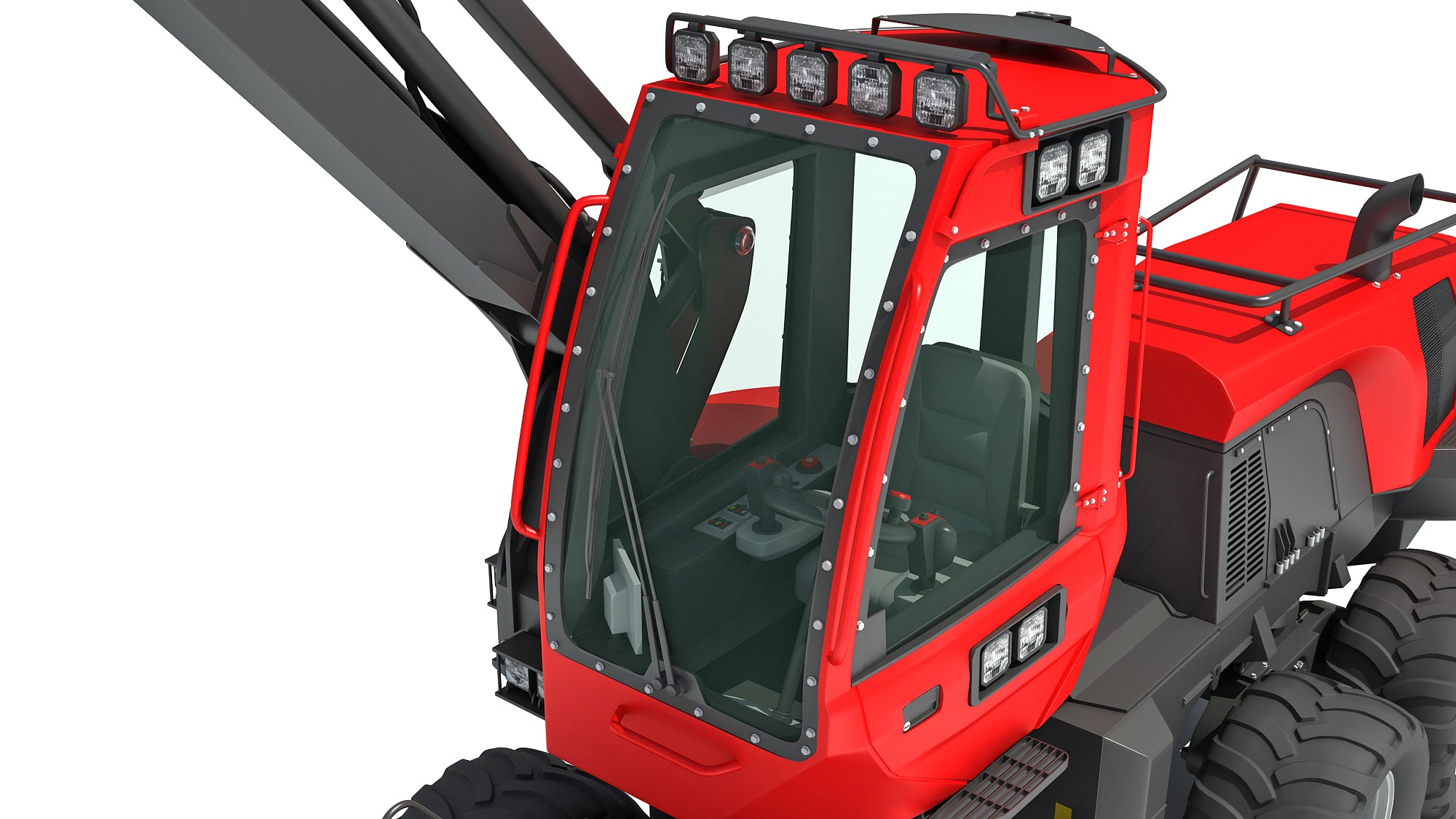 Forestry Machine 3D Models