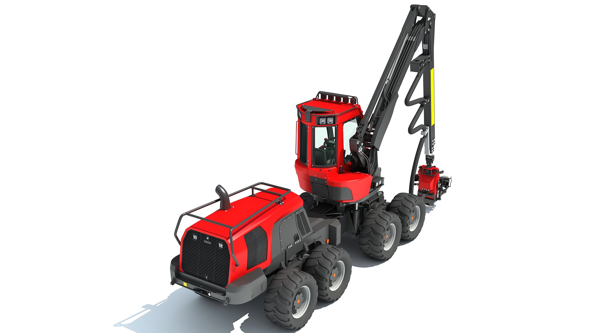 Komatsu Forestry Machine 3D Models