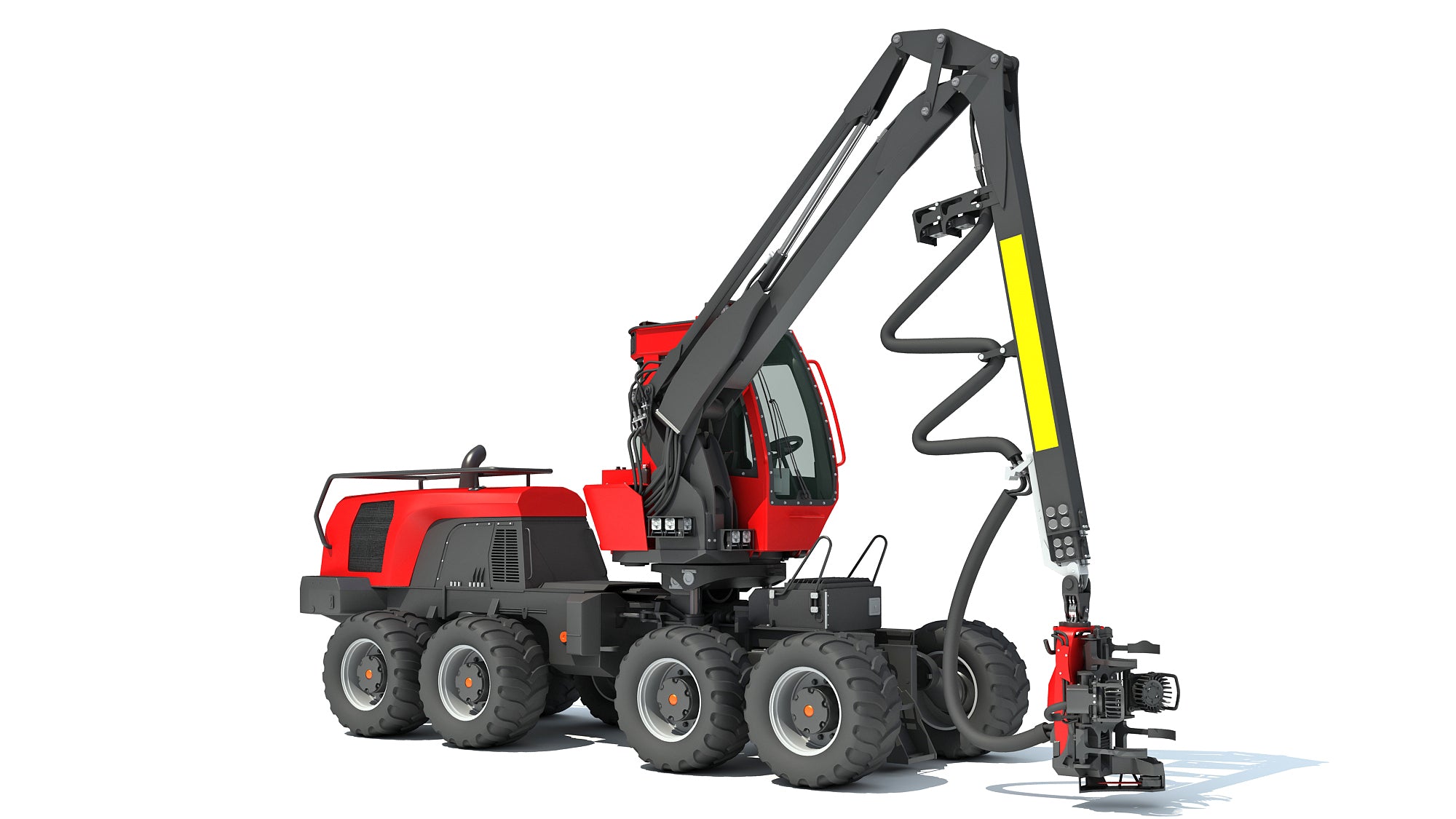 Komatsu Forestry Machine 3D Models