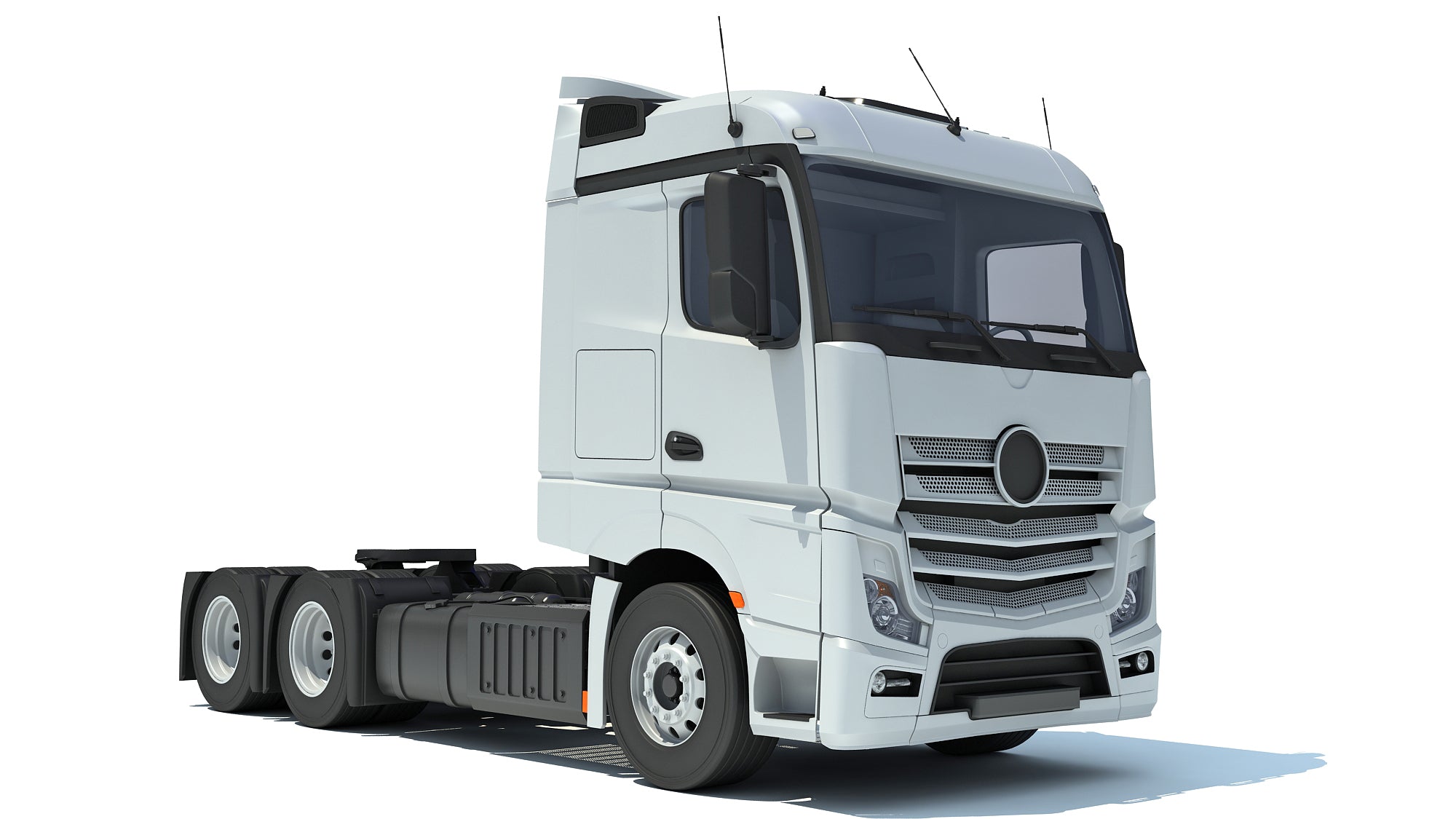 Mercedes Actros Semi Truck 3D