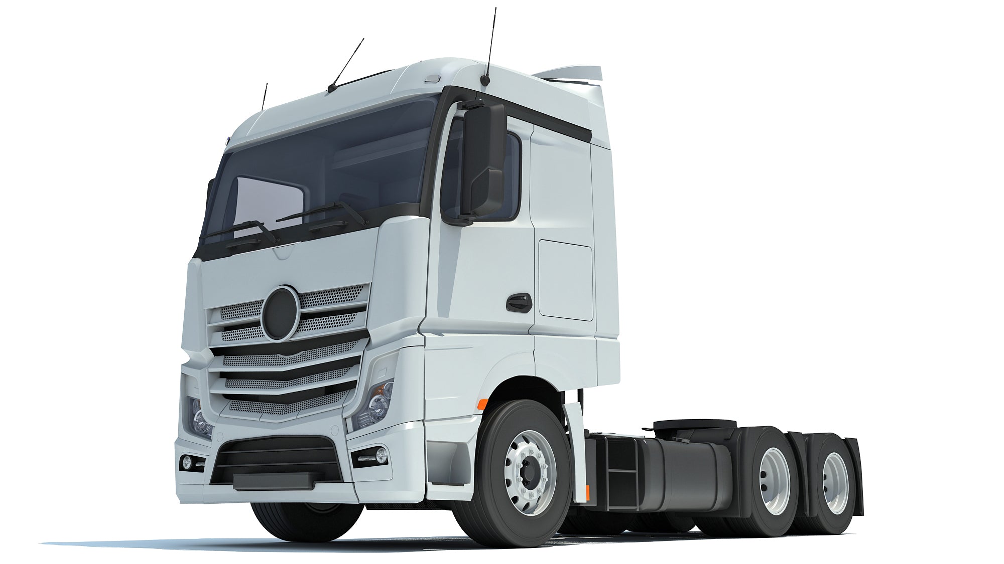 Mercedes Actros Semi Truck 3D