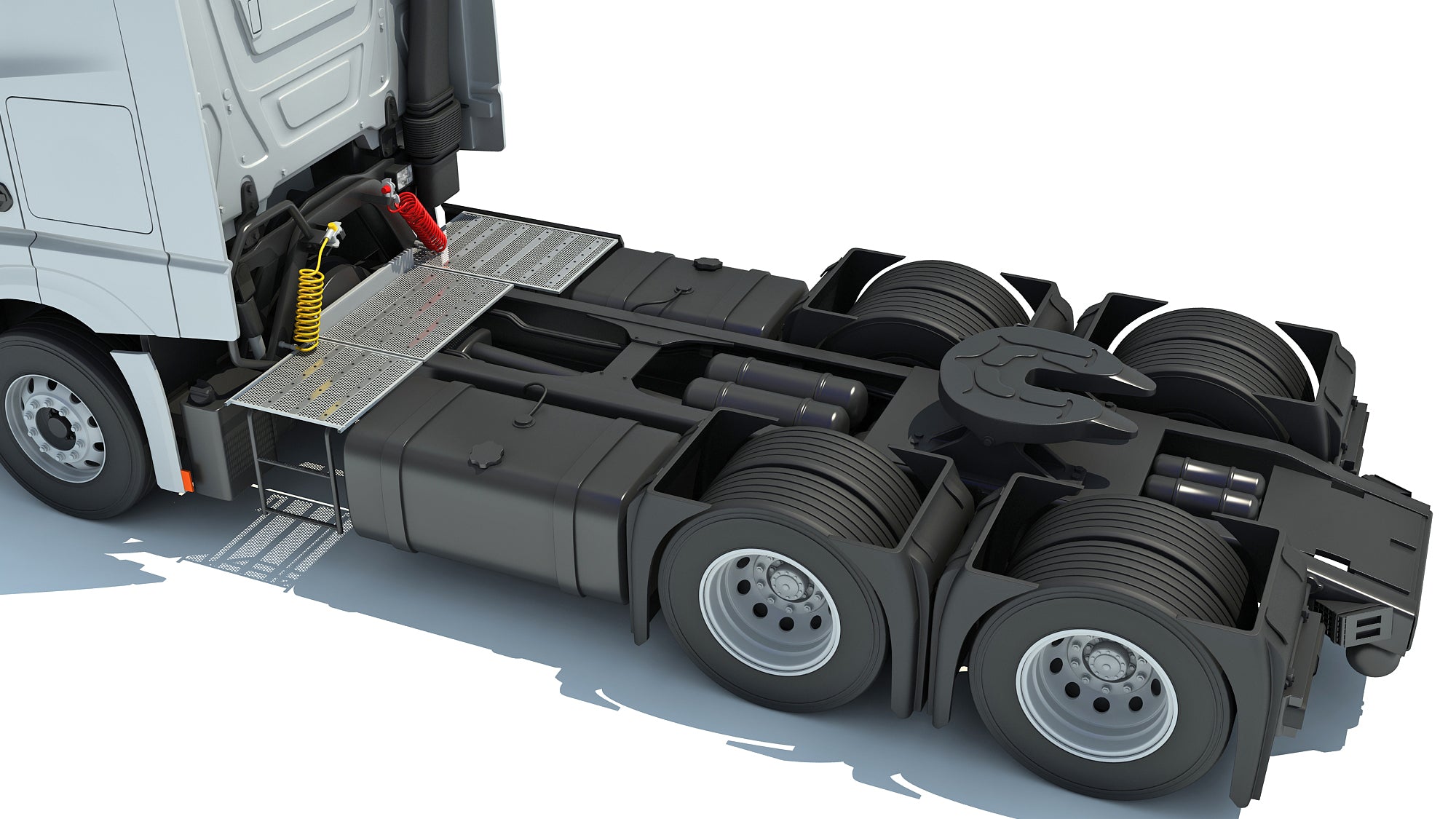 Mercedes Actros Semi Truck 3D