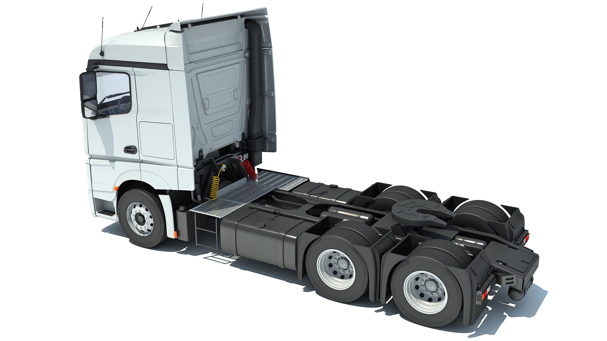 Mercedes Actros Semi Truck 3D