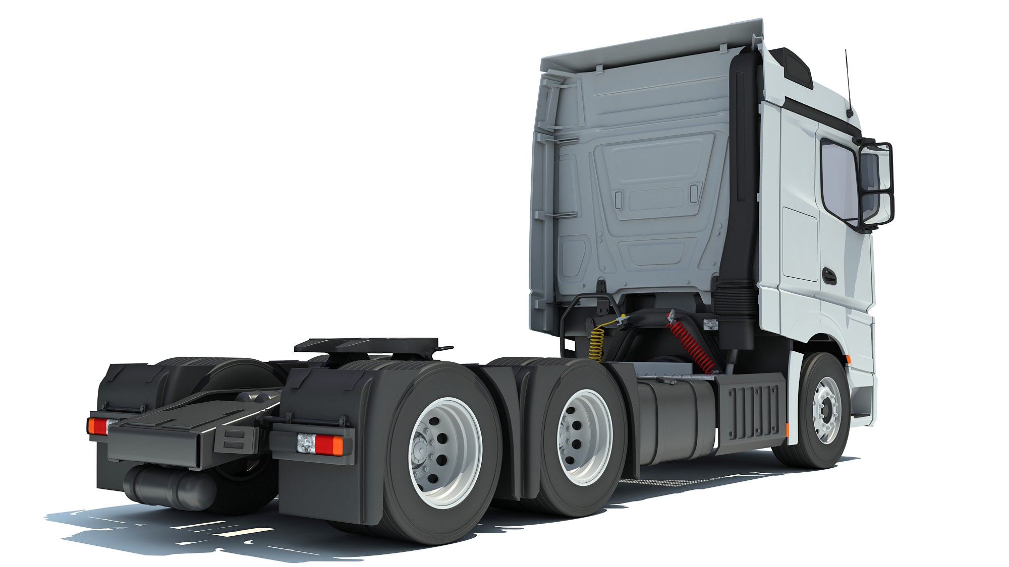 Mercedes Actros Semi Truck 3D