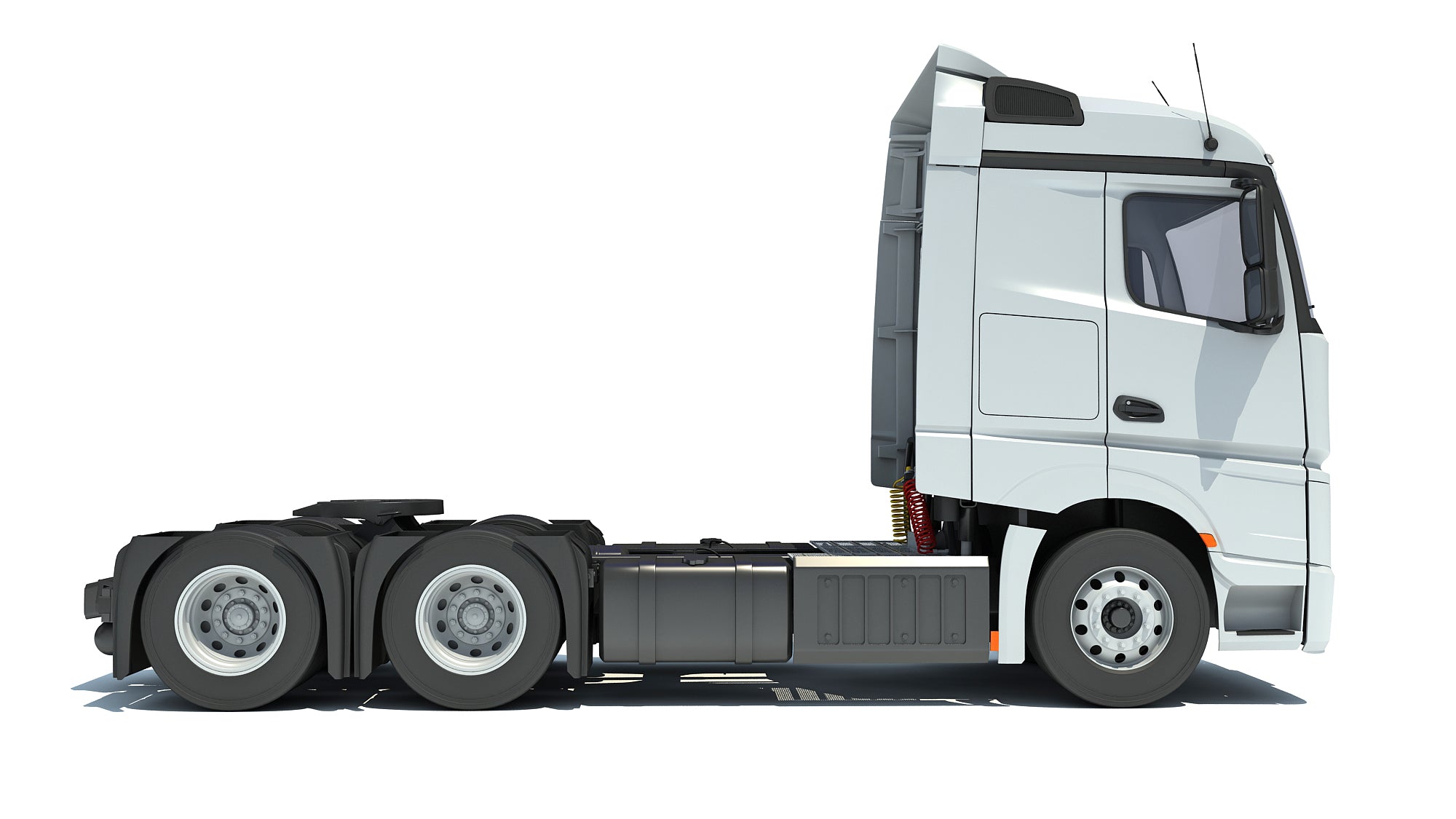 Mercedes Actros Semi Truck 3D