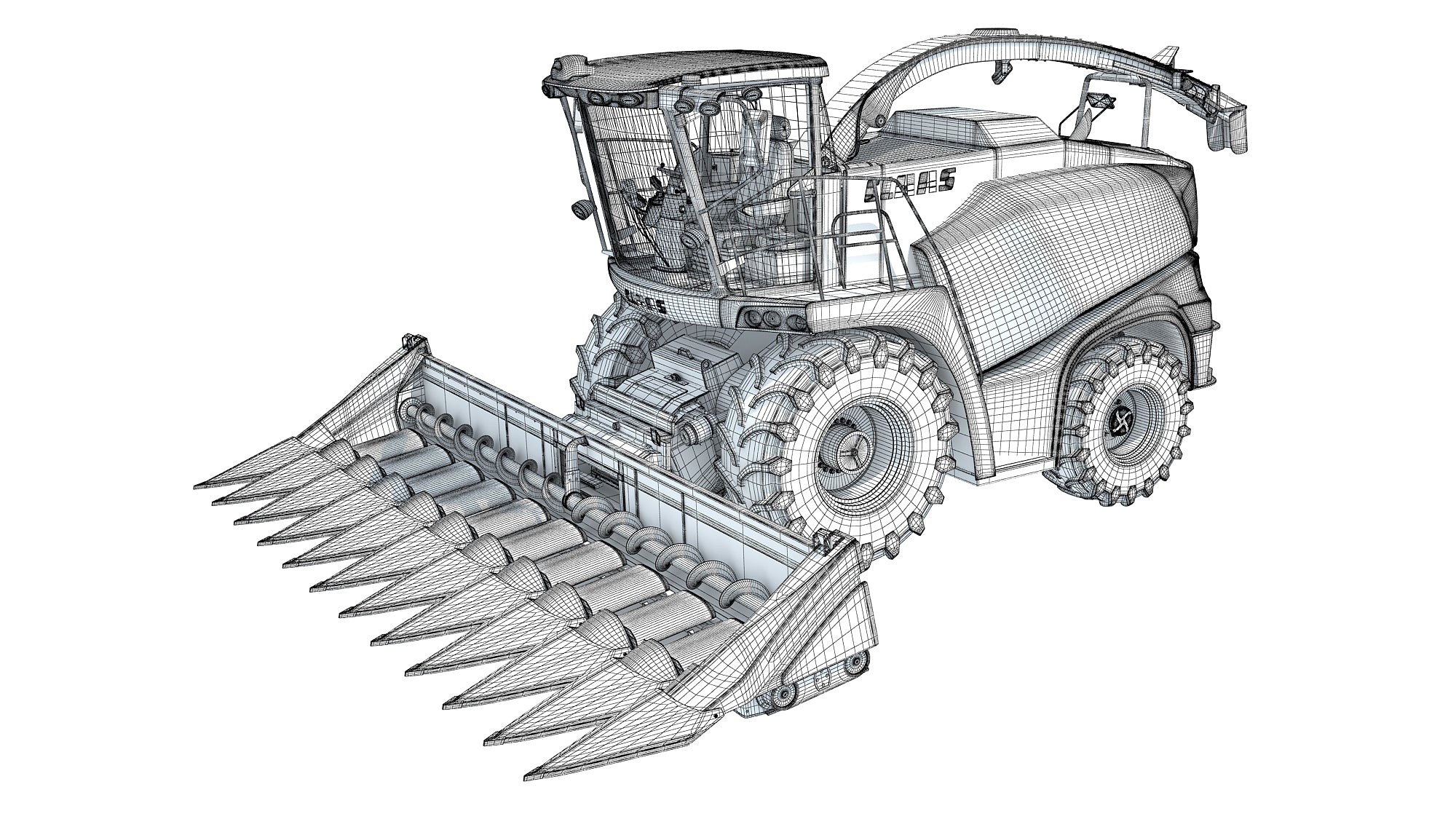 Claas Corn Combine