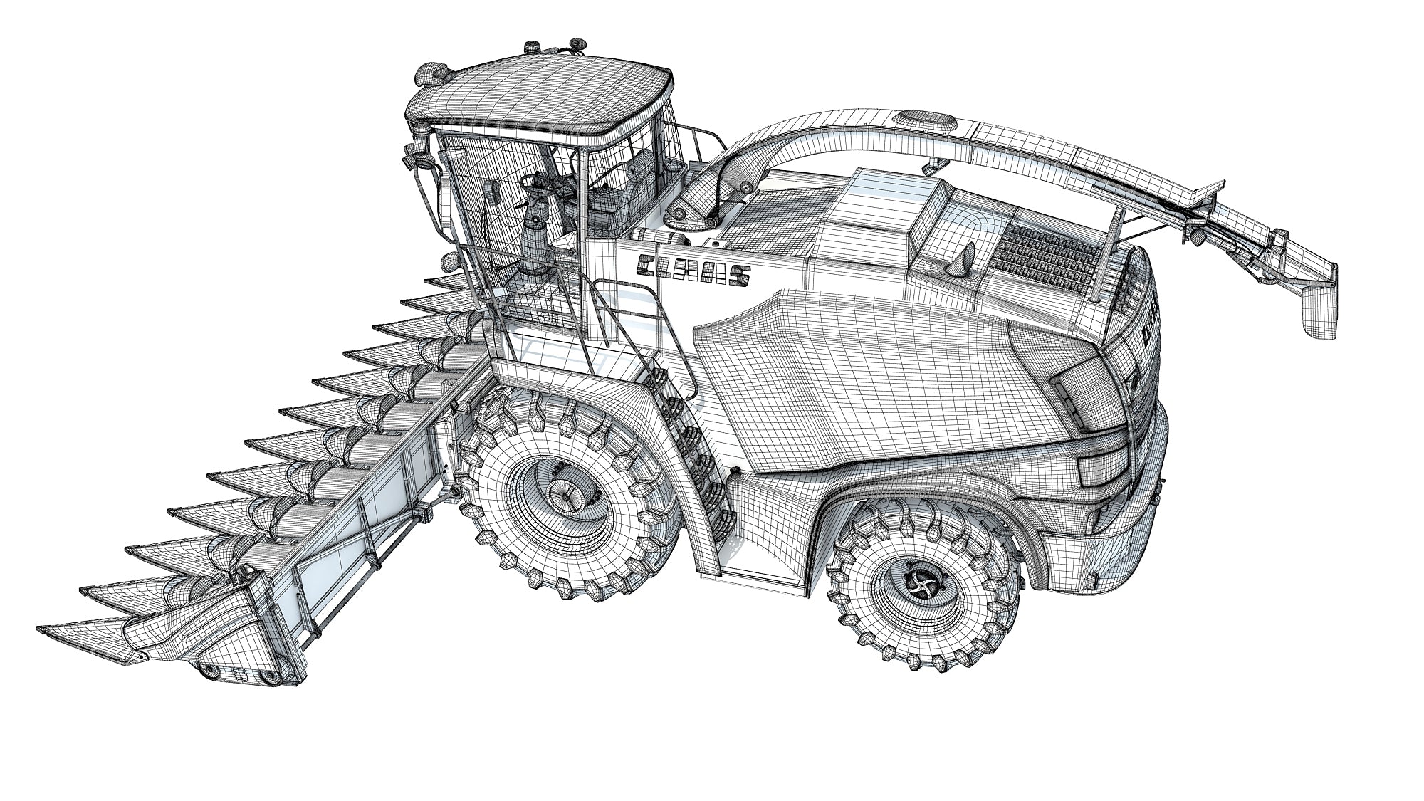 Claas Corn Combine
