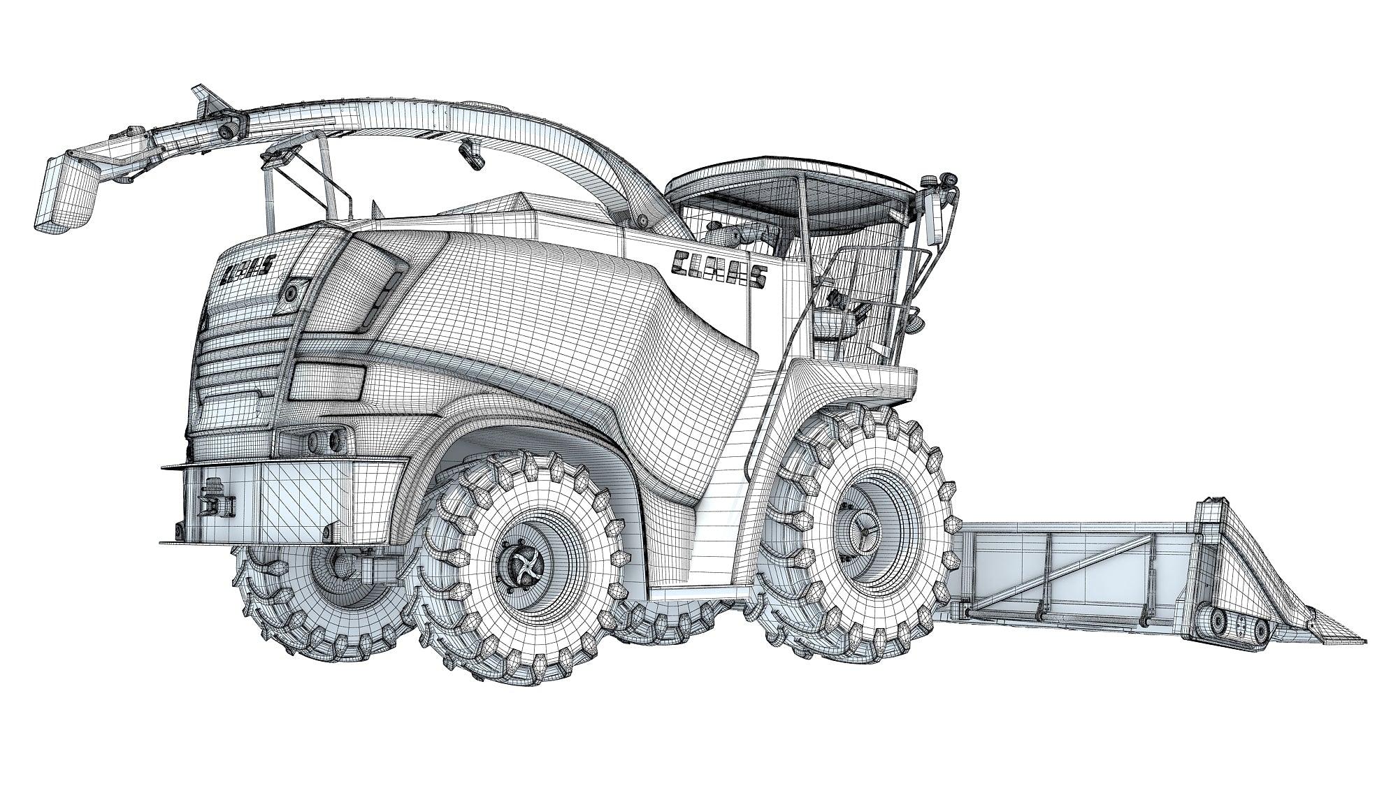 Claas Corn Combine
