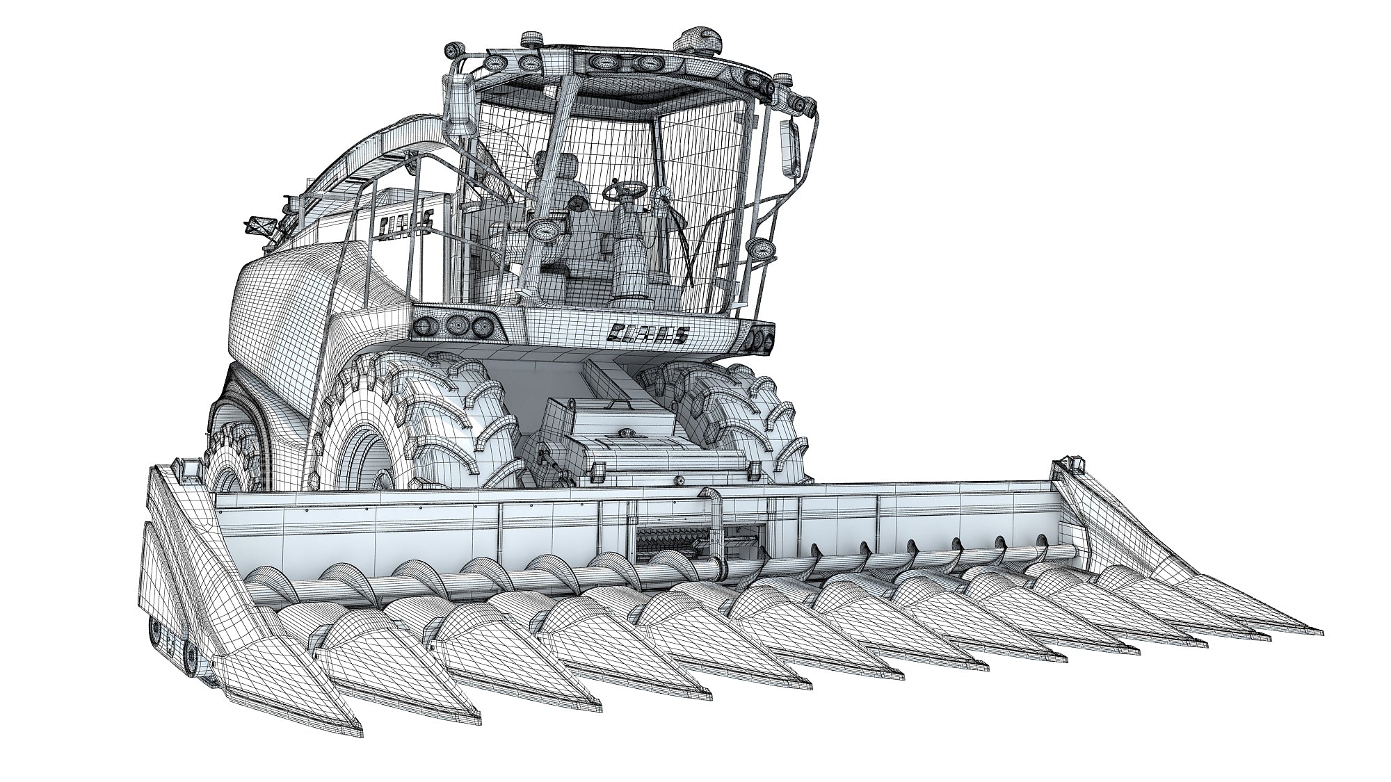 Claas Corn Combine