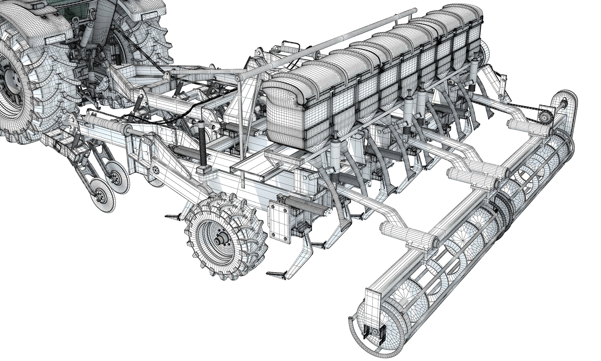 Stara Tractor with Seed Drill
