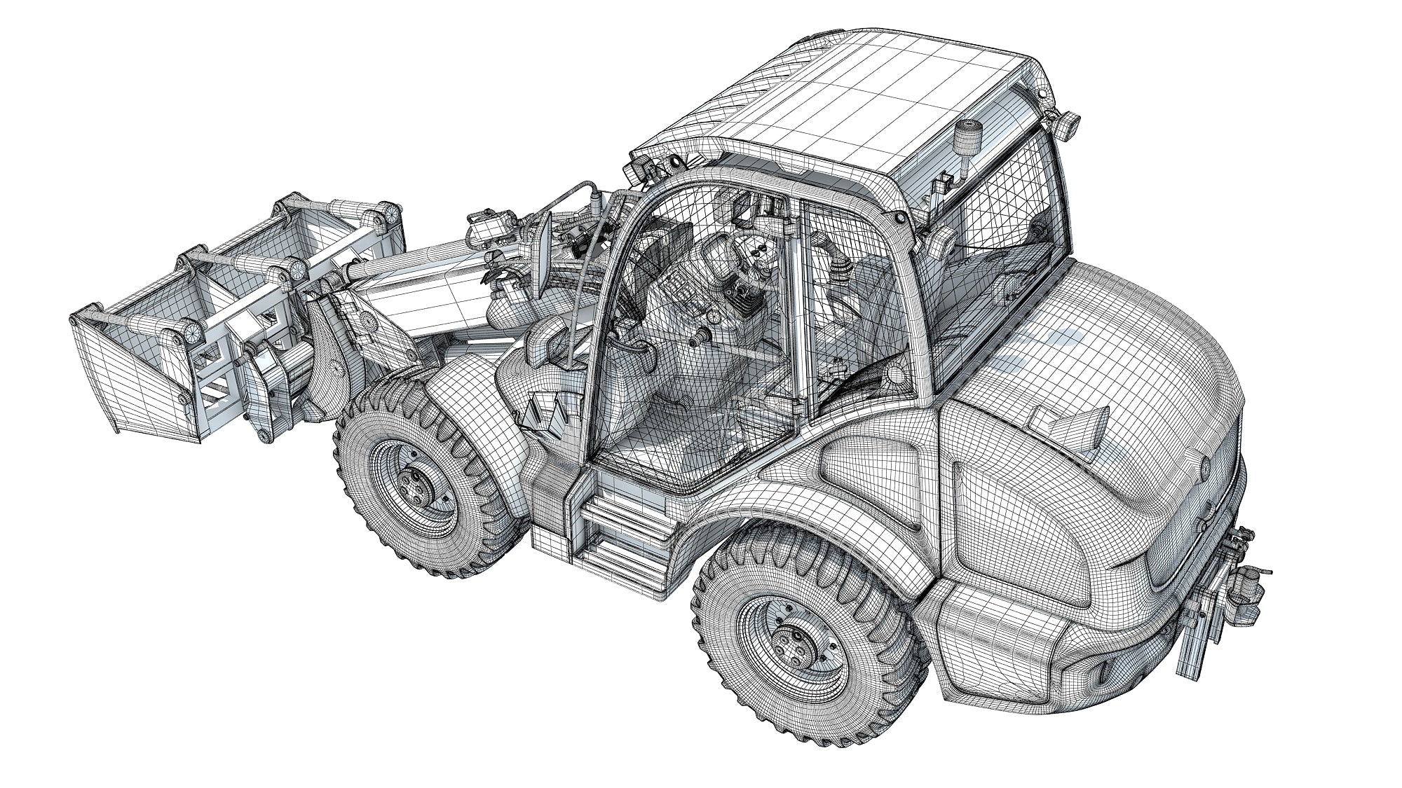 3D Wheel Loader