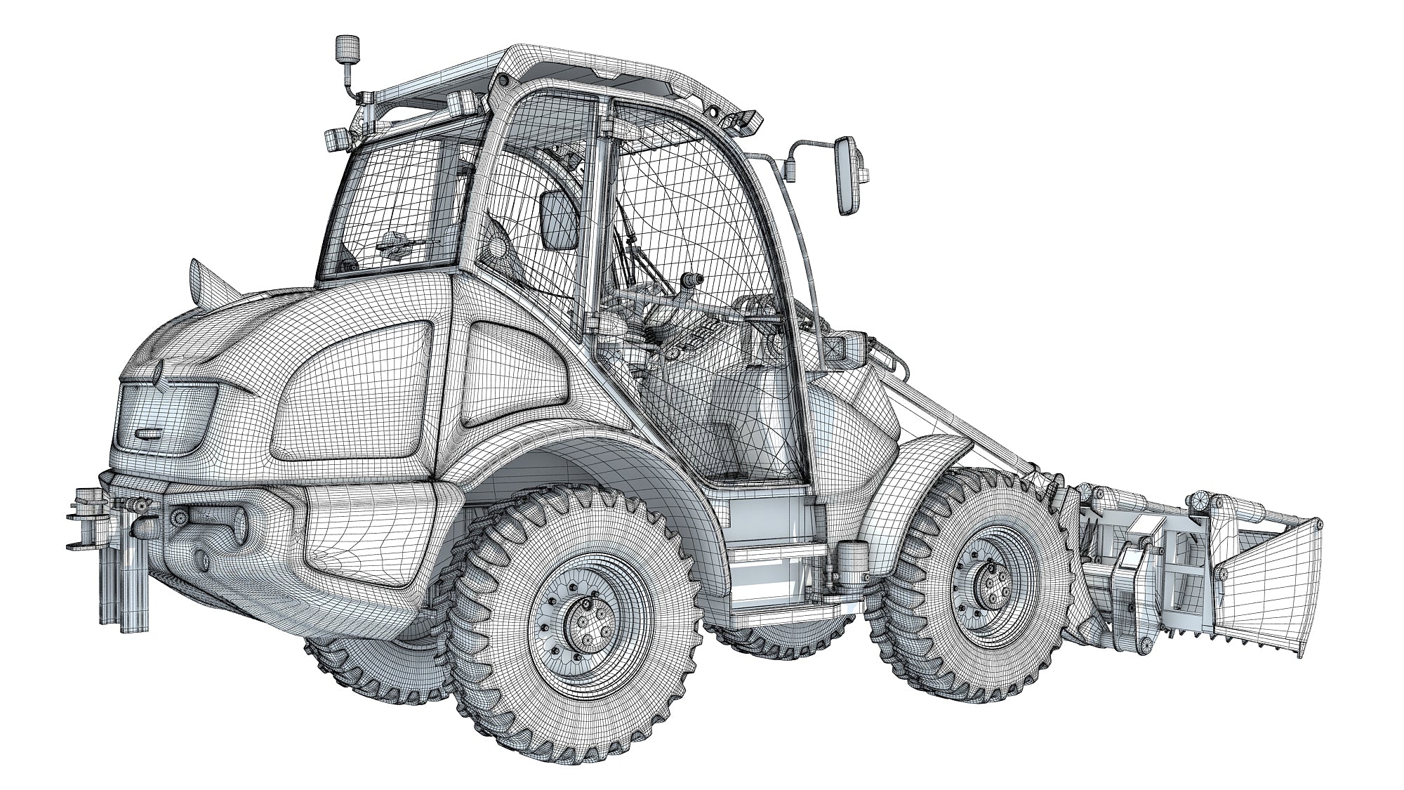 3D Wheel Loader