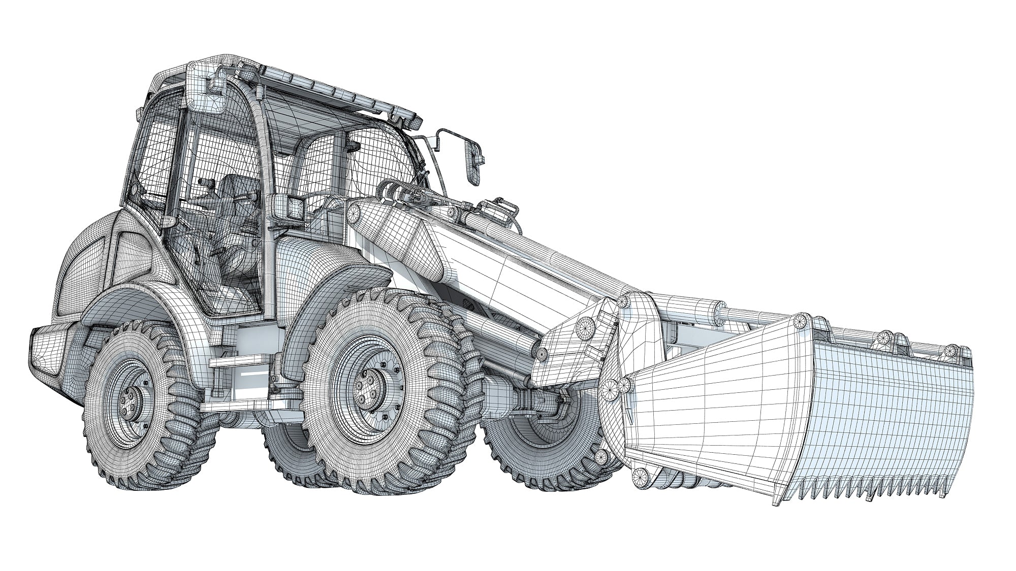 3D Wheel Loader
