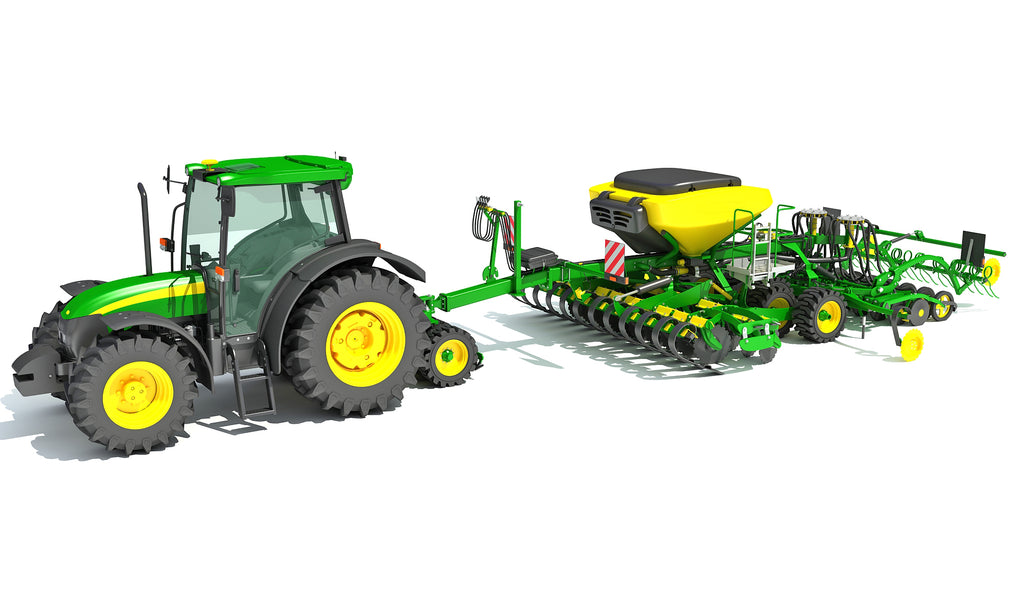 Tractor and Seed Drill