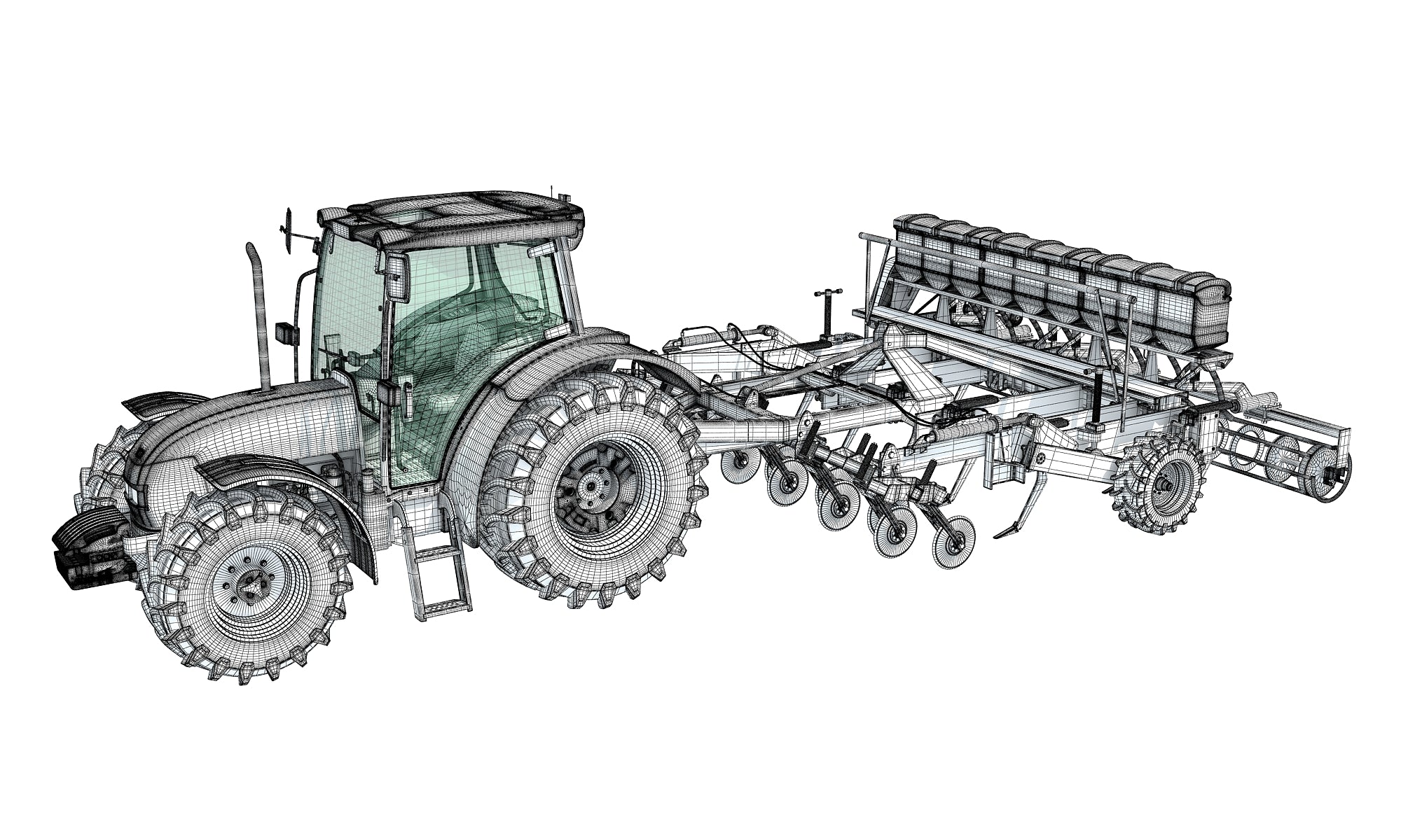 Stara Tractor with Seed Drill