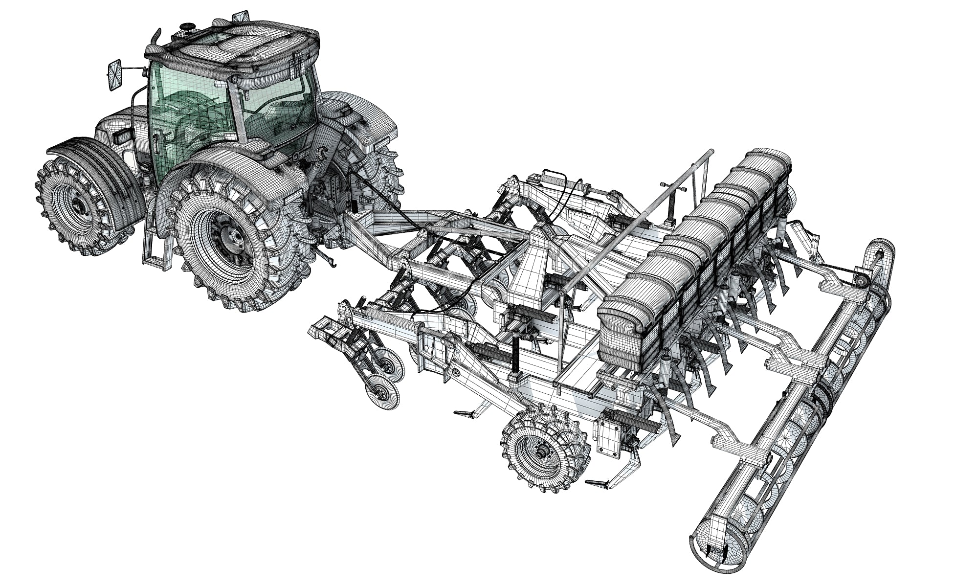 Stara Tractor with Seed Drill