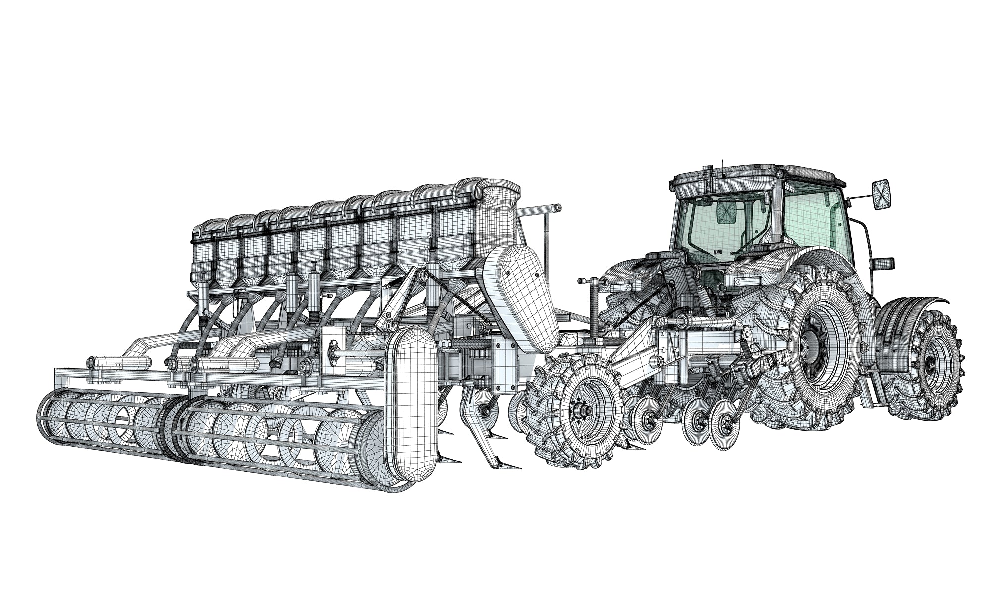 Stara Tractor with Seed Drill