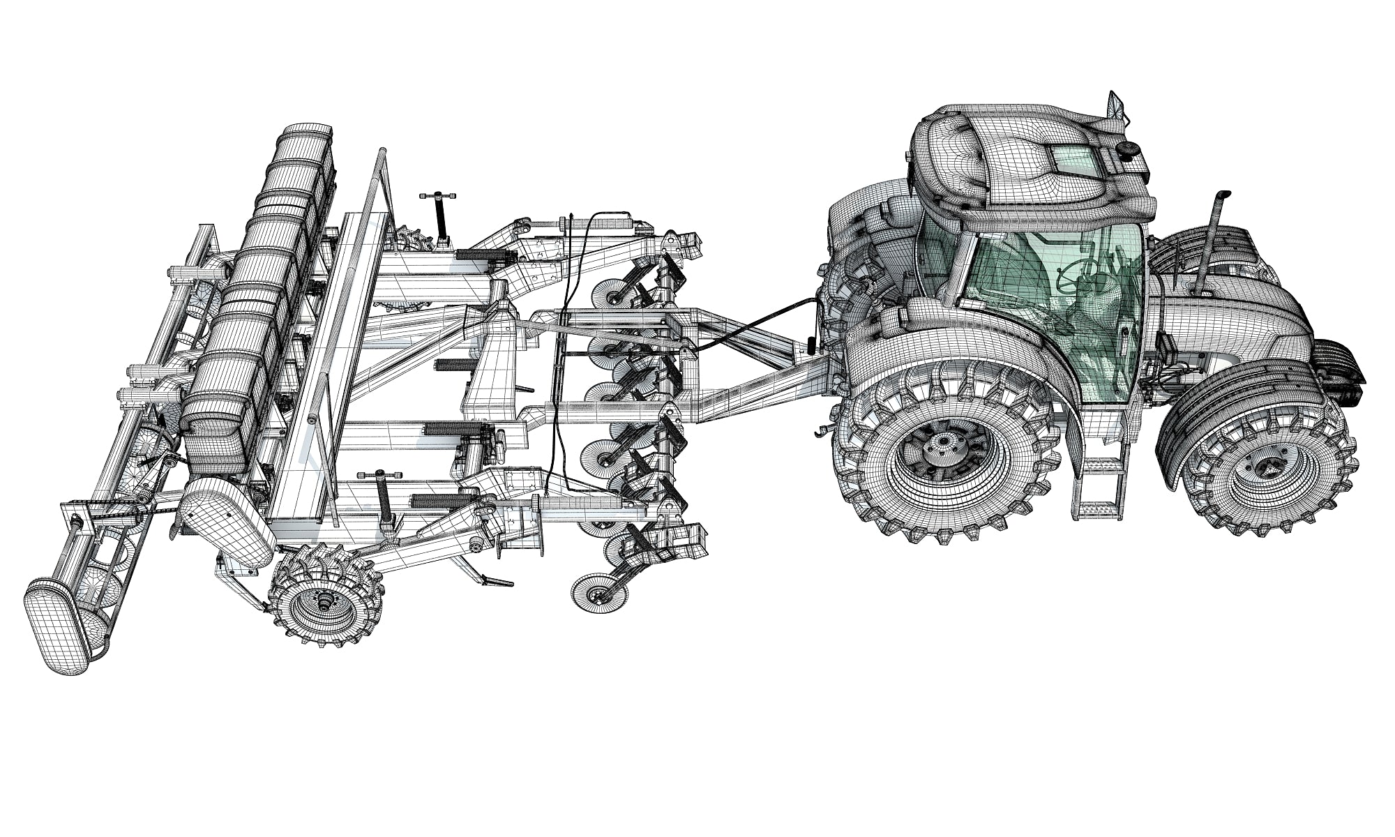 Stara Tractor with Seed Drill