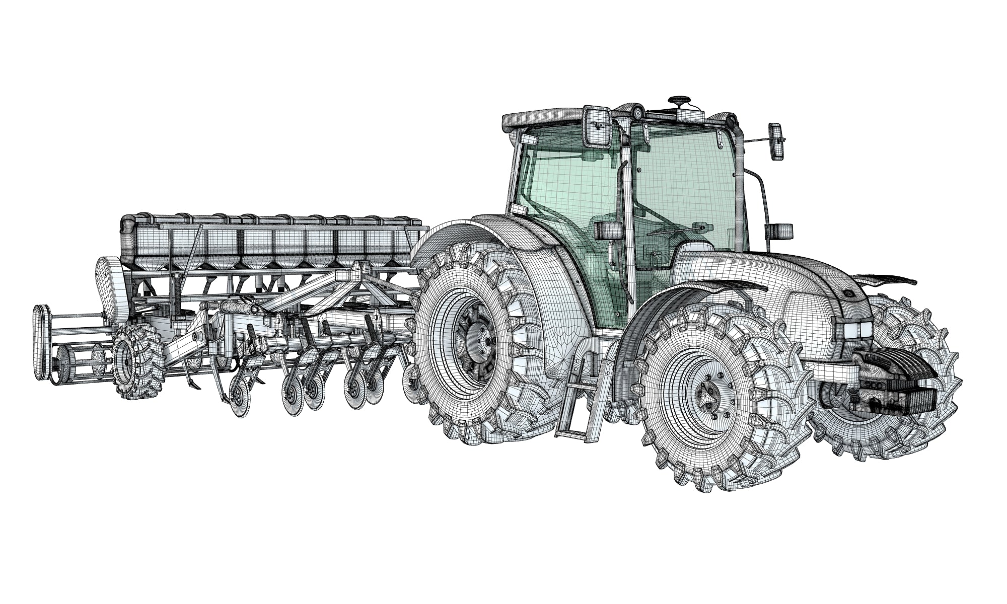 Stara Tractor with Seed Drill