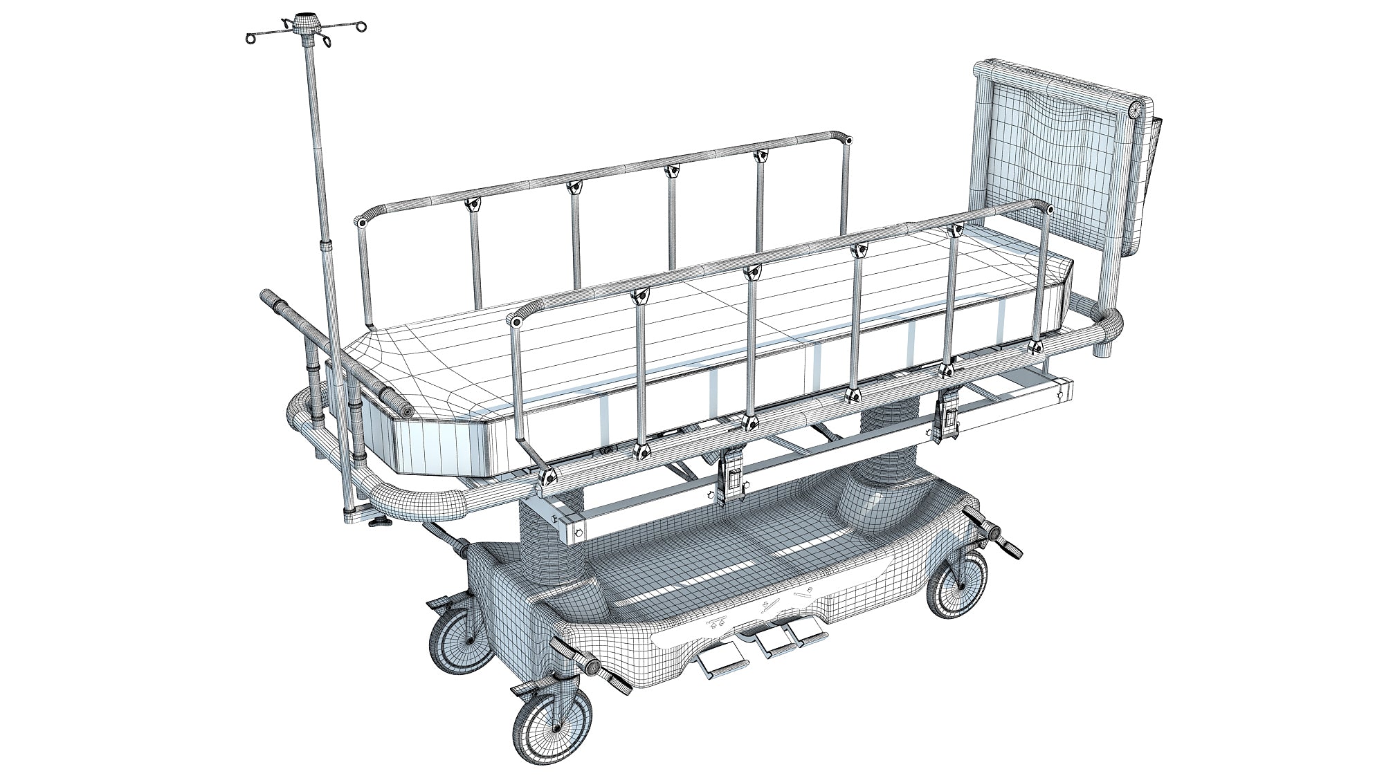 3D Medical Stretcher