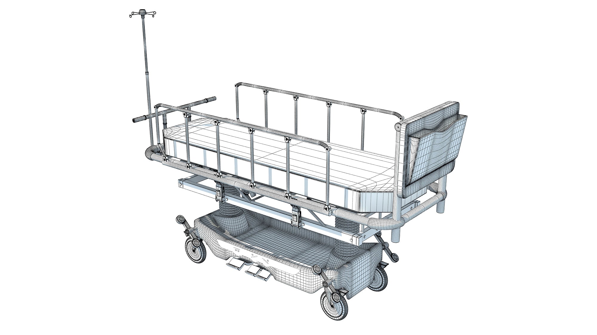 3D Medical Stretcher
