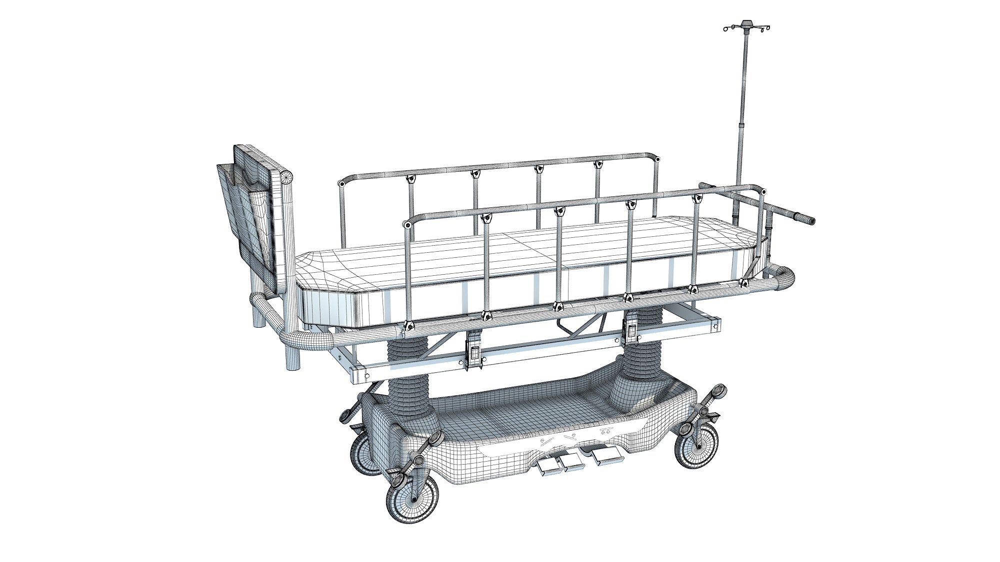 3D Medical Stretcher