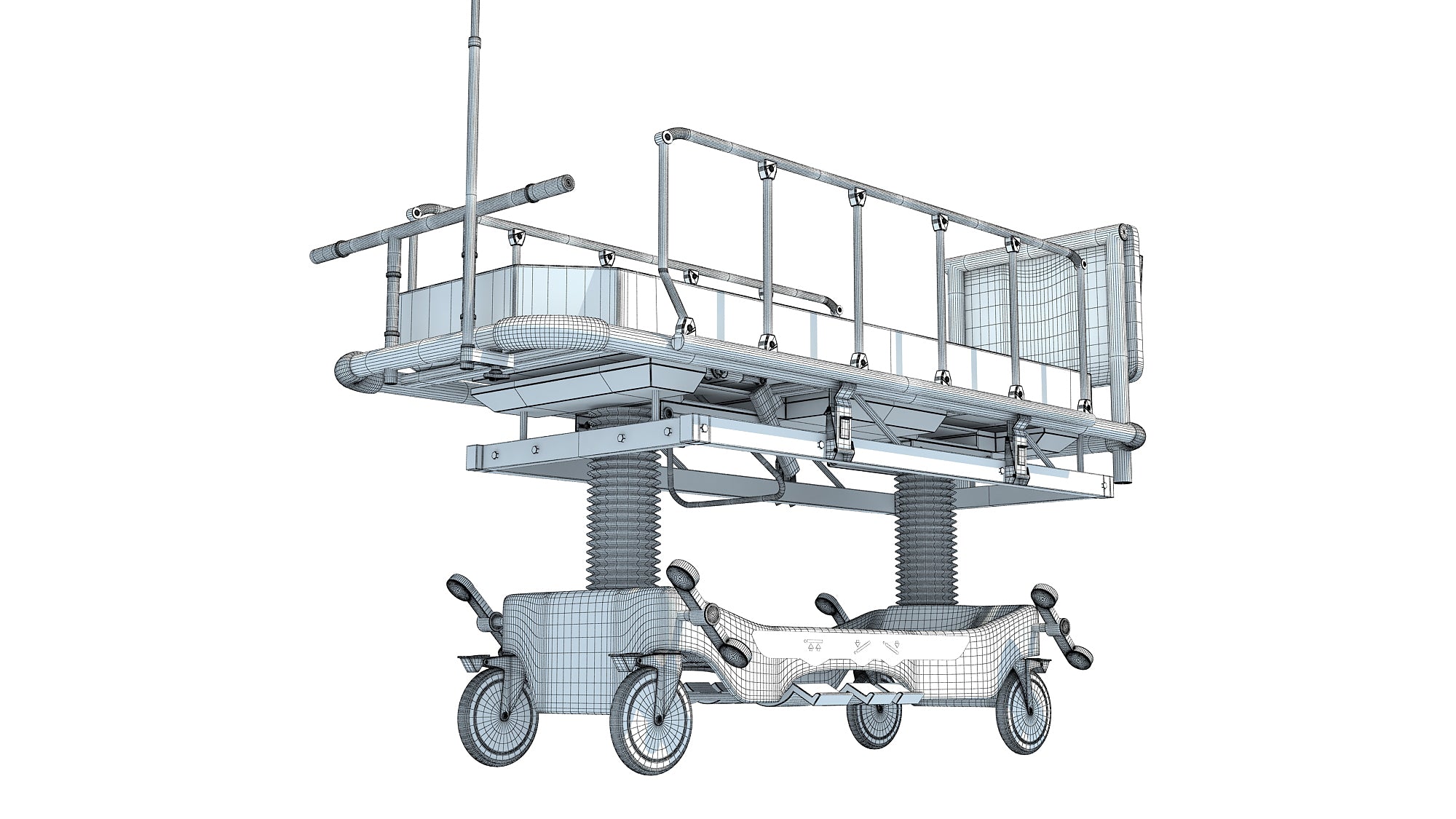 3D Medical Stretcher