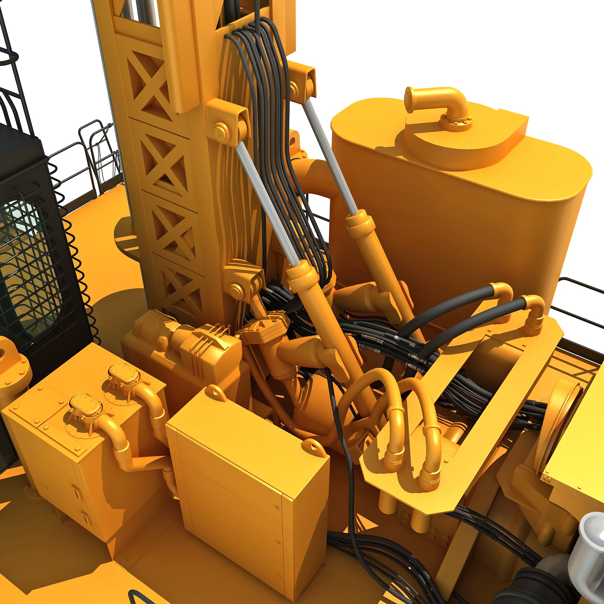 Rotary Drill 3D Model