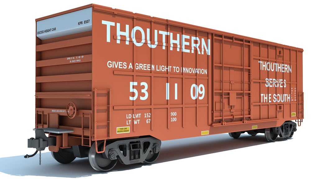 Boxcar Railroad Box Car