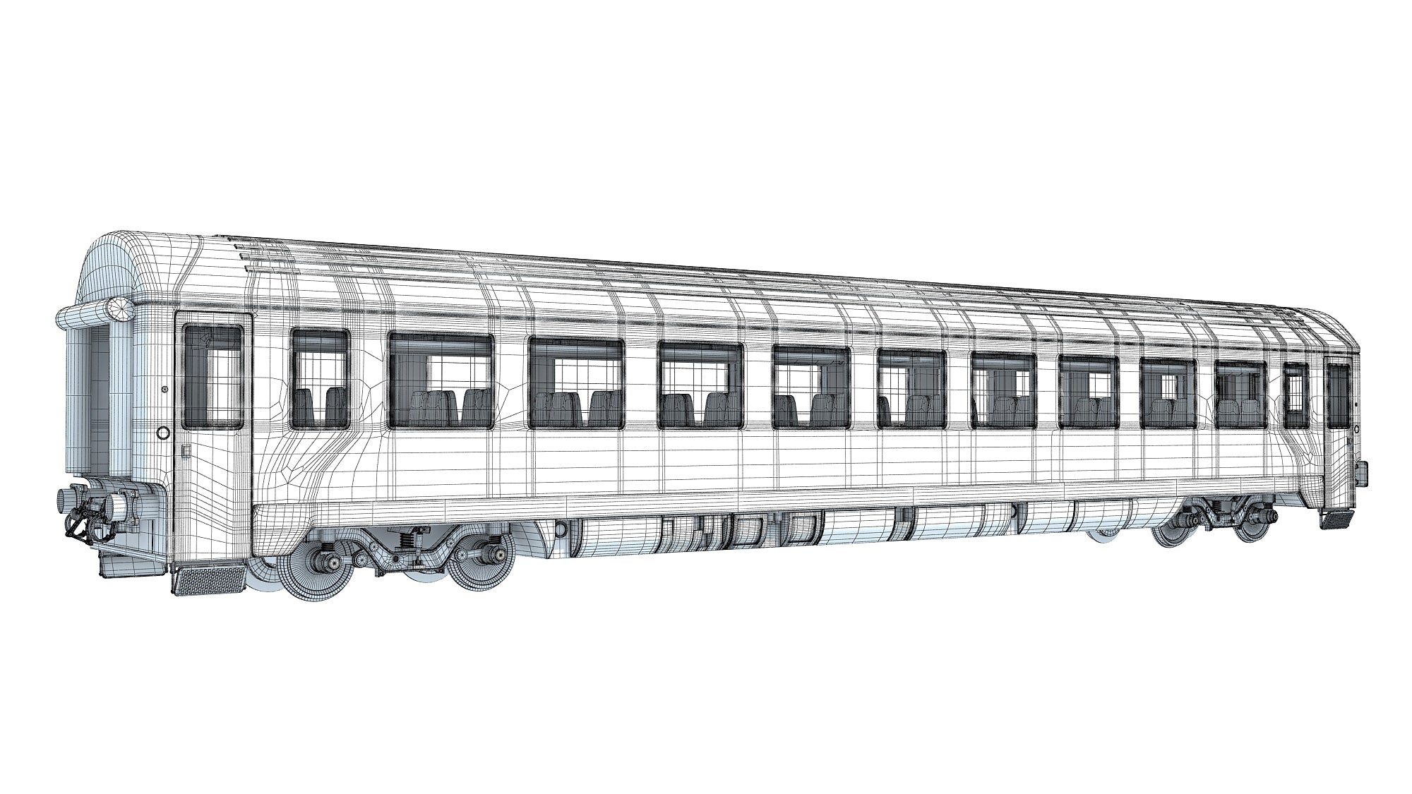 Passenger Train Car