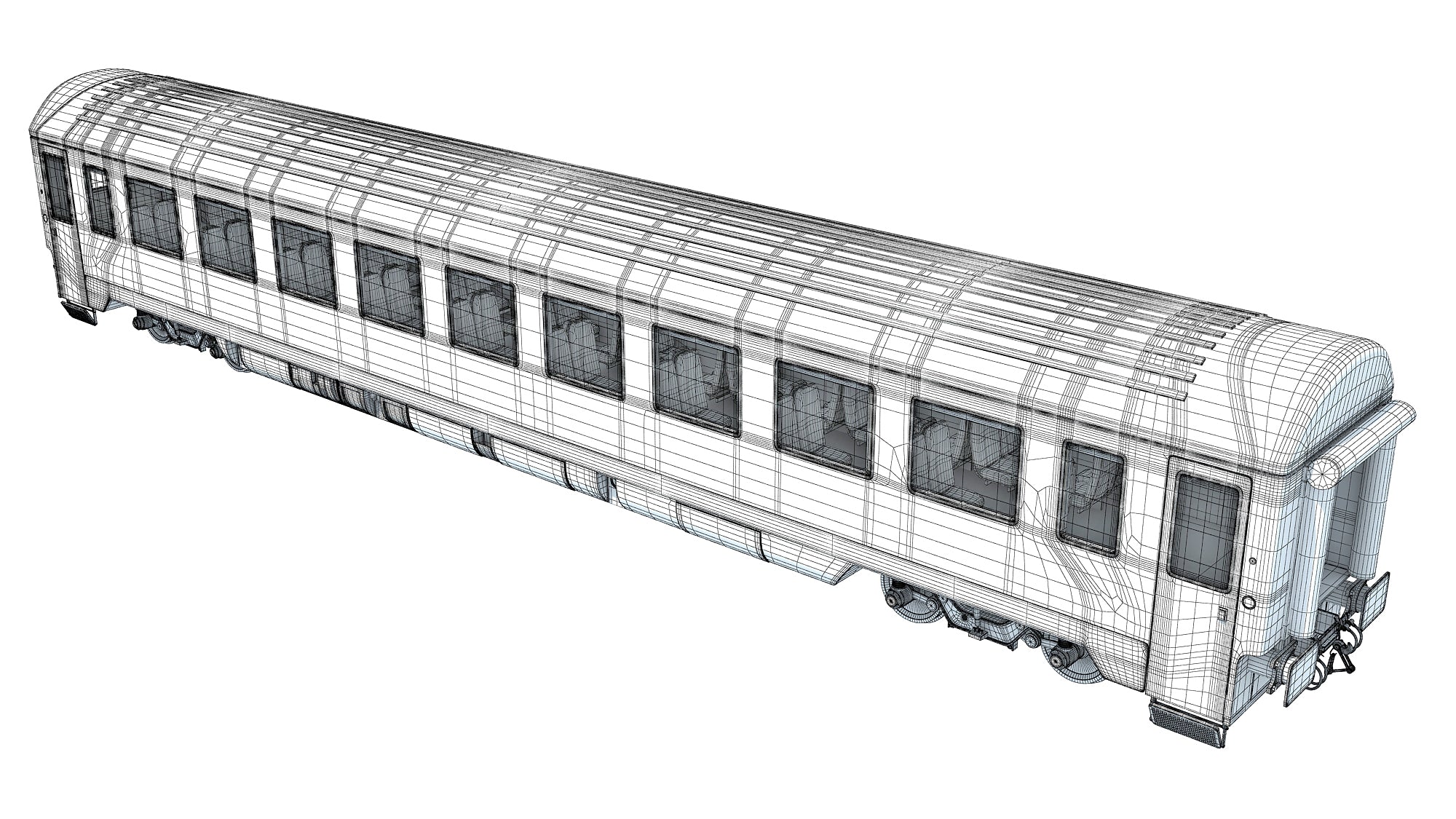 Passenger Train Car