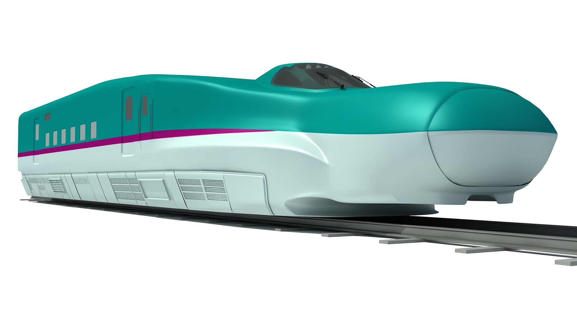 High Speed Train 3D Model