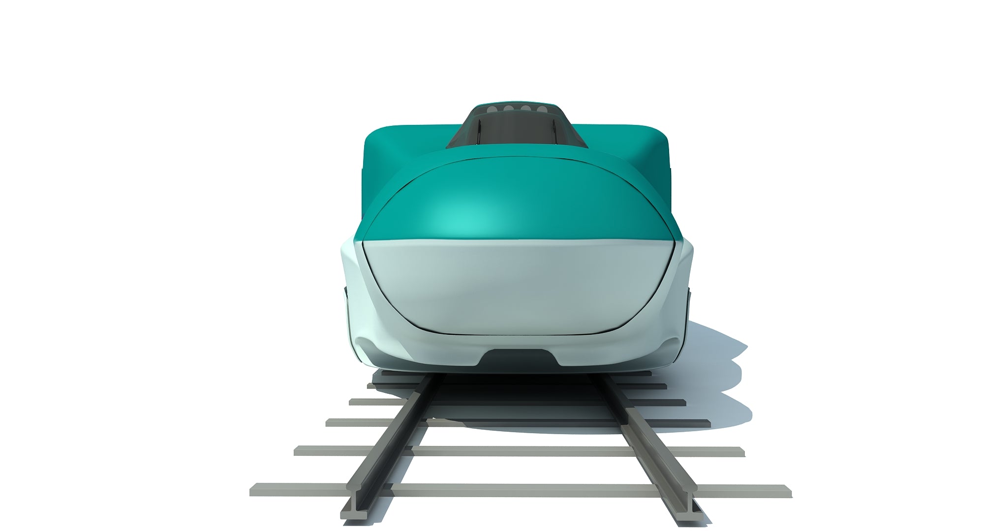 High Speed Train 3D Model