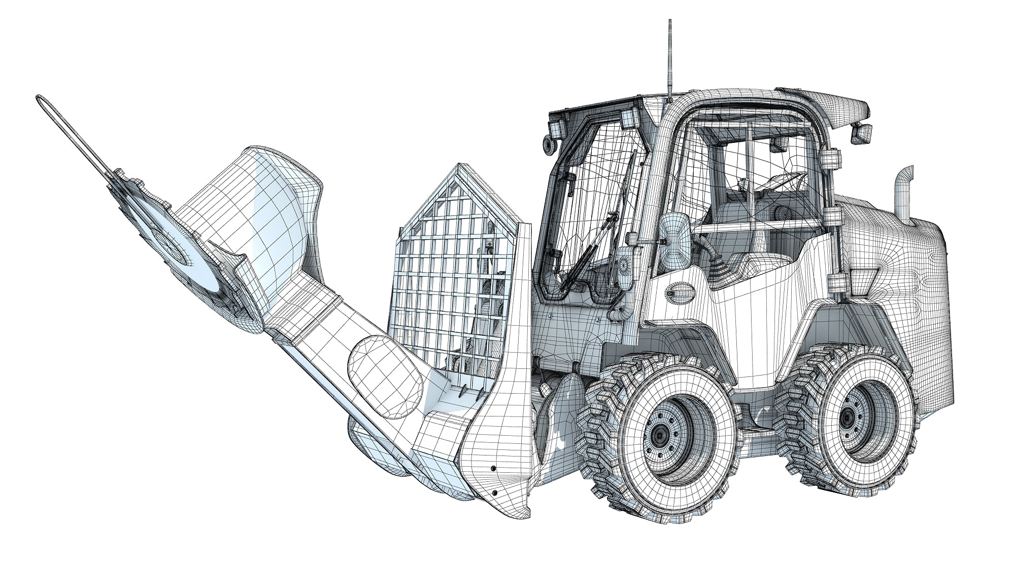 Tree Cutter Skid Steer Loader