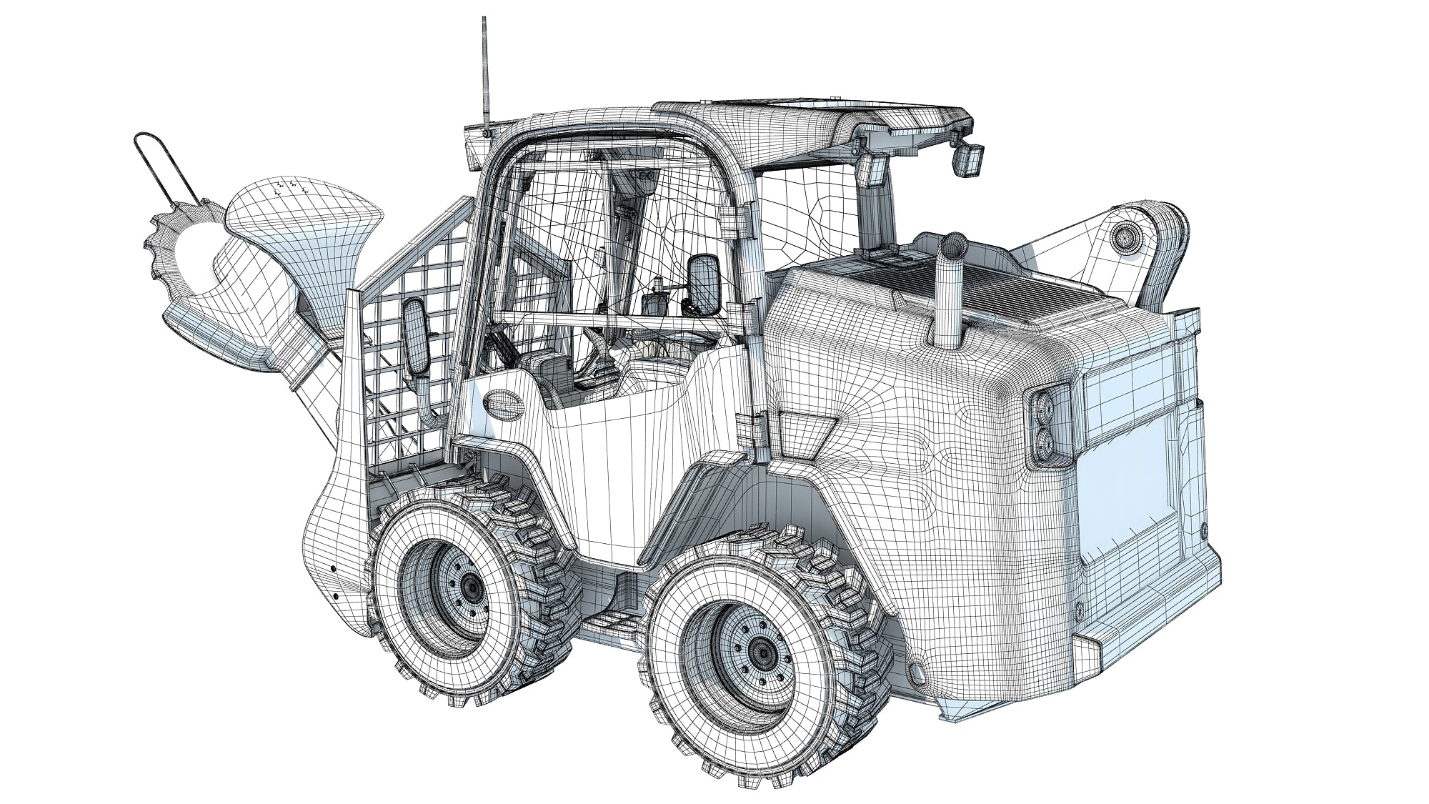 Tree Cutter Skid Steer Loader