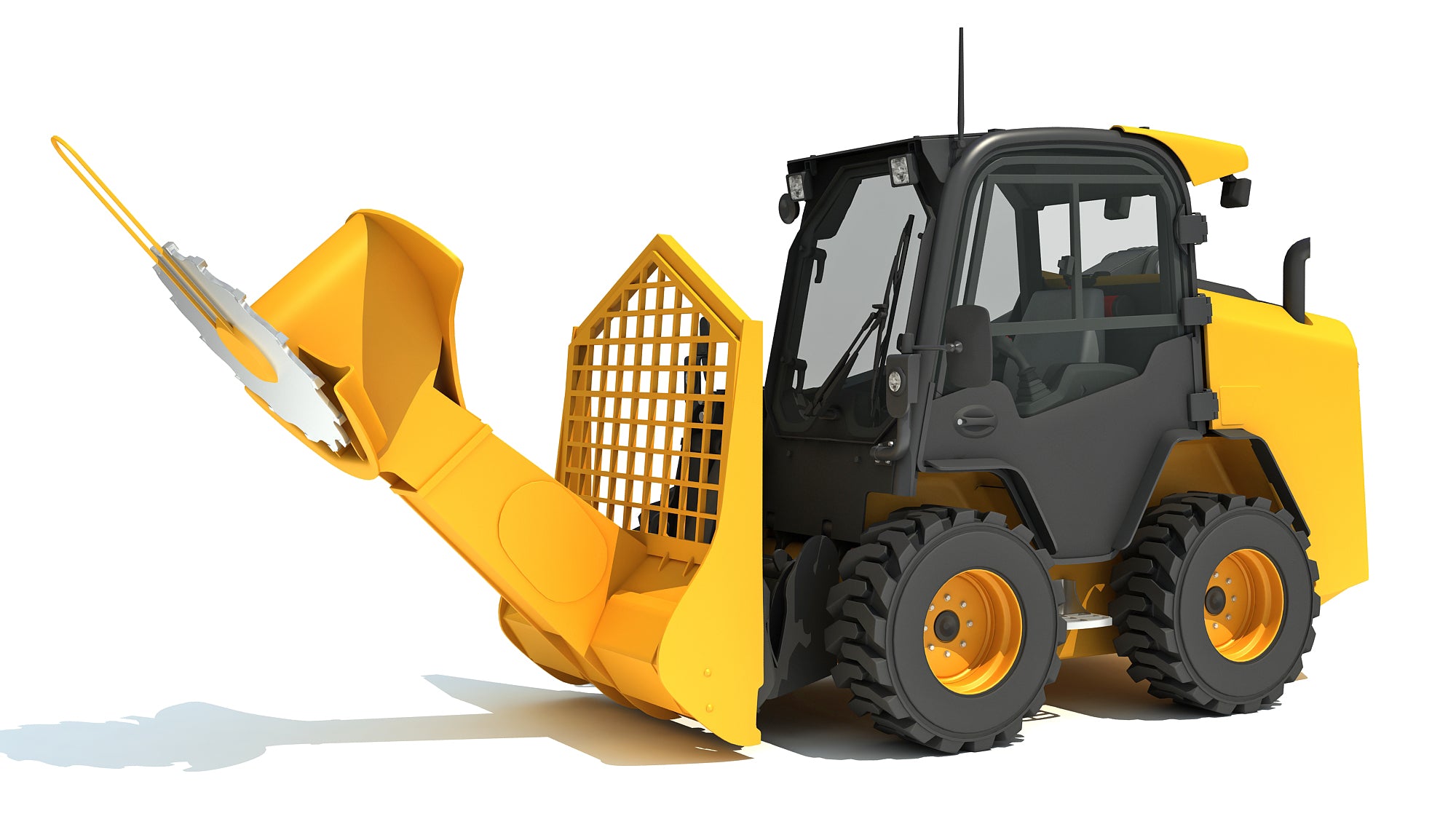 Tree Cutter Skid Steer Loader
