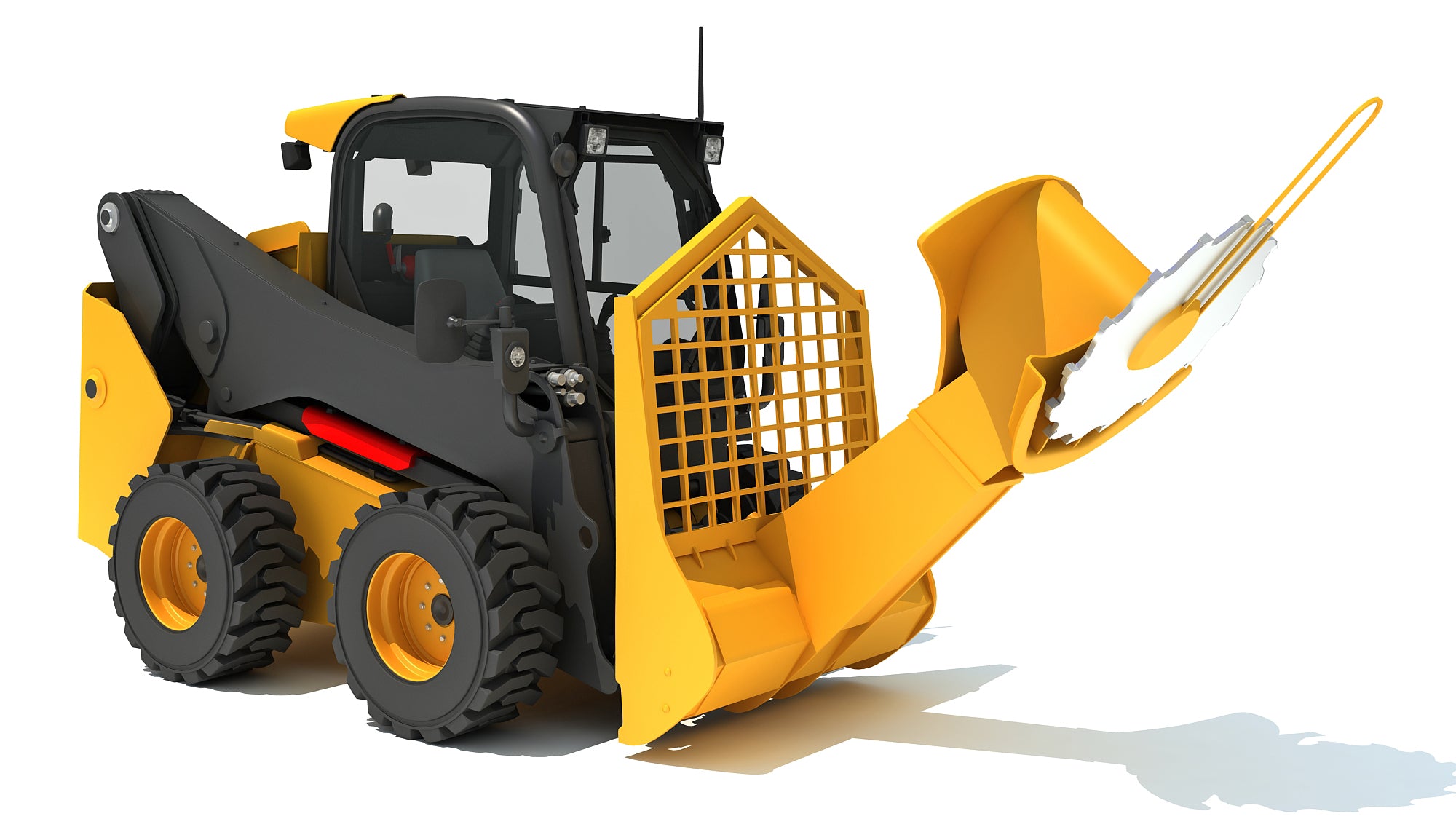 Tree Cutter Skid Steer Loader