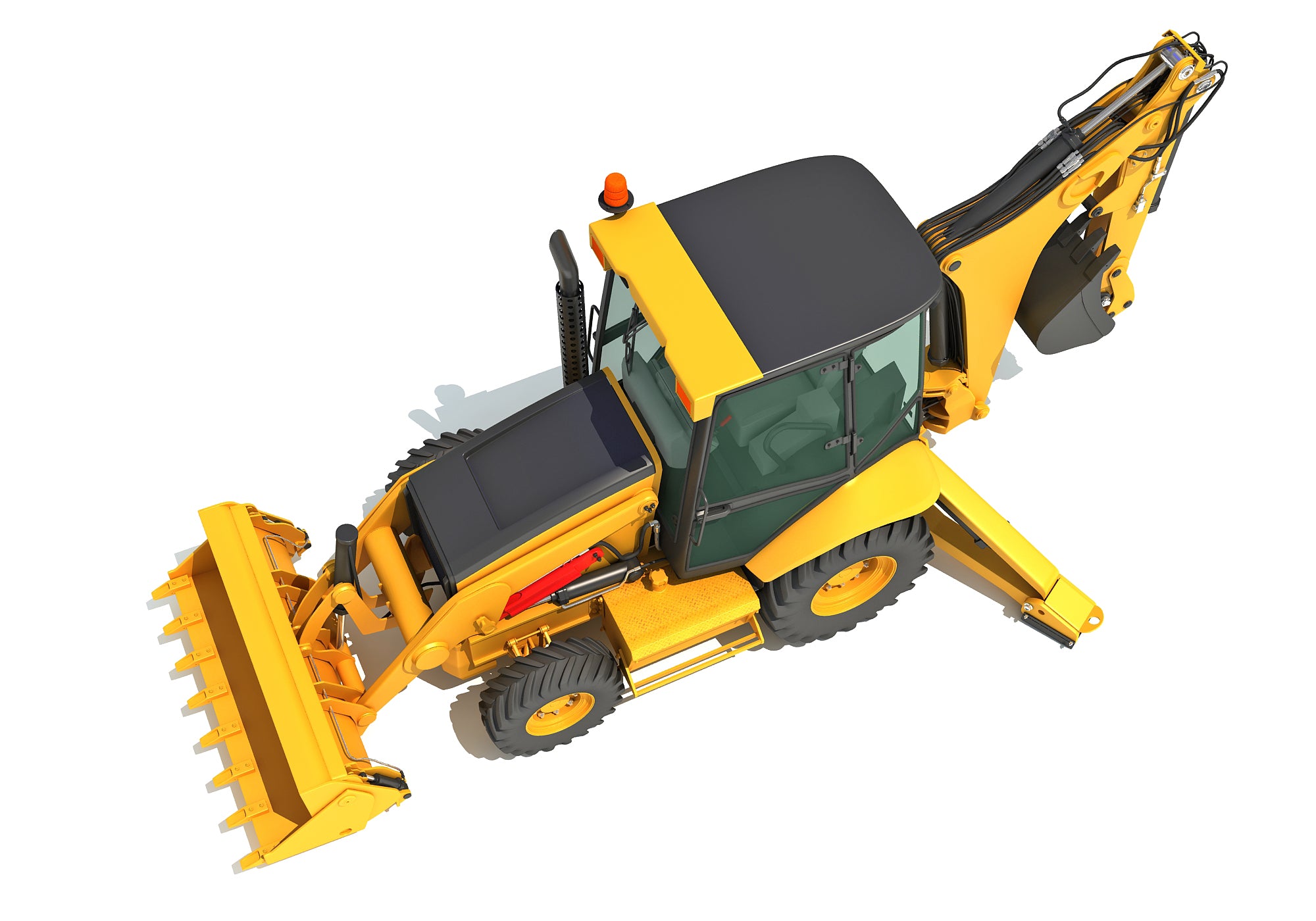 3D Backhoe Models