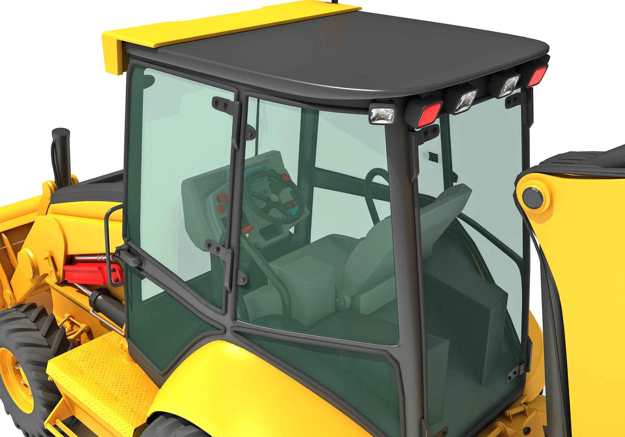 3D Backhoe Models