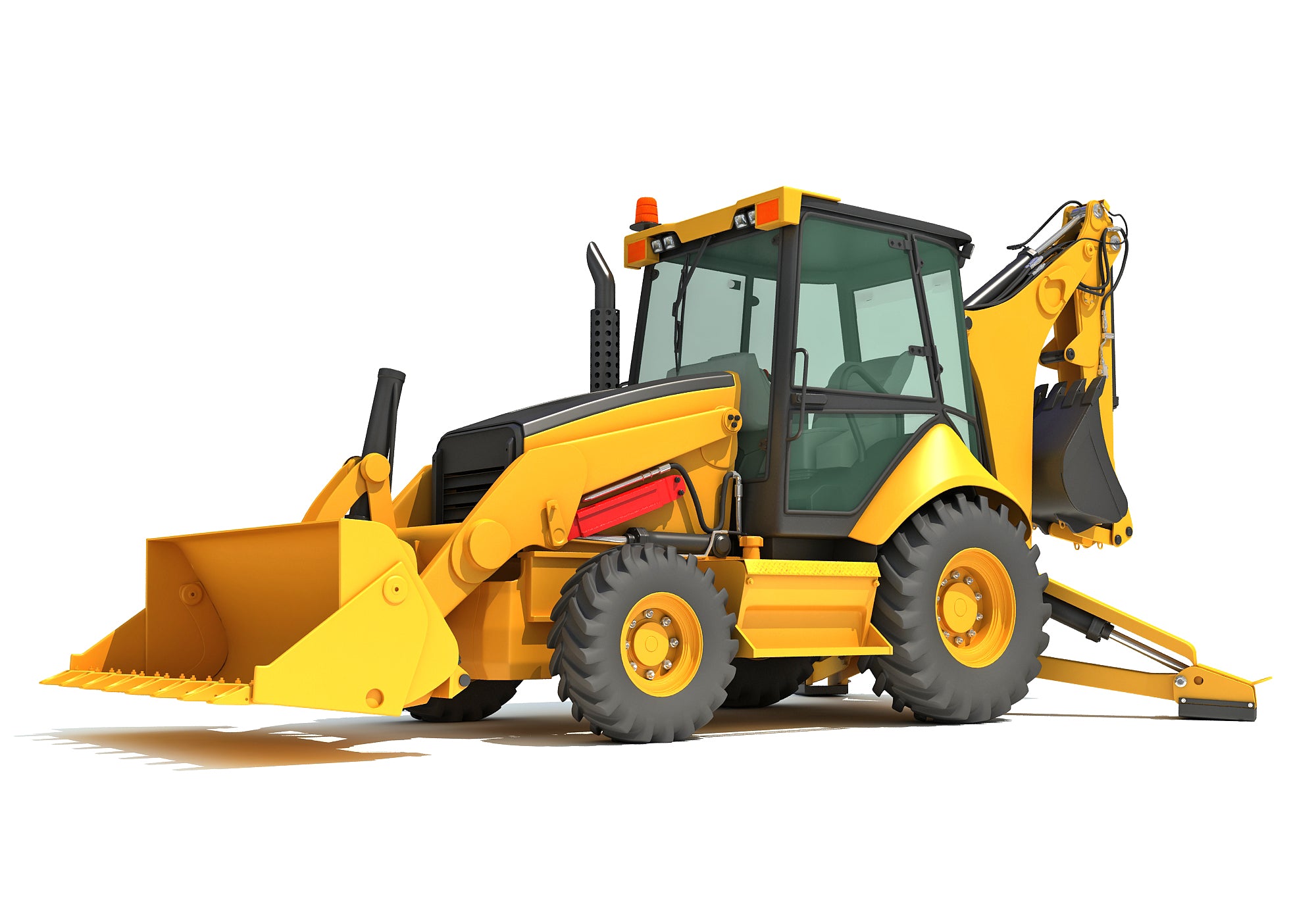 3D Backhoe Models