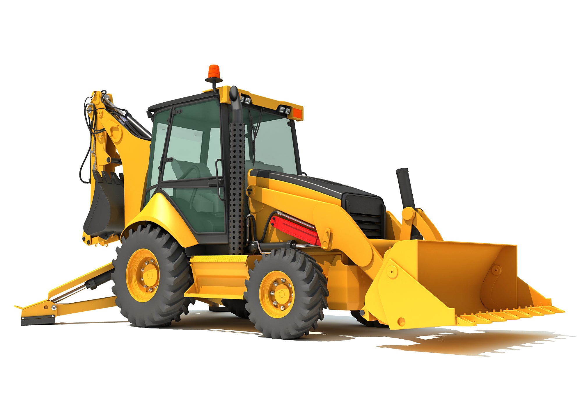 3D Backhoe Models