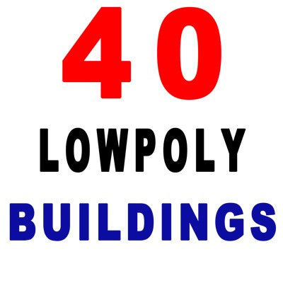40 Buildings Skyscrapers 3D Models