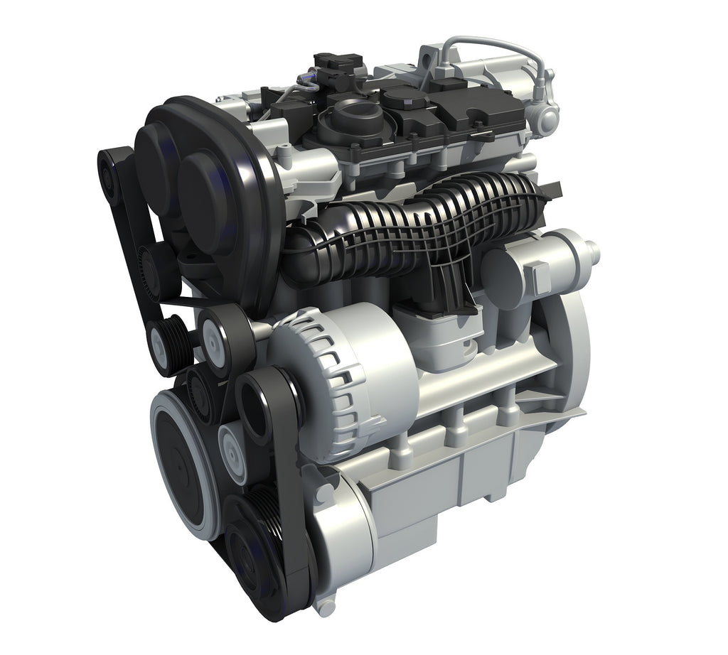 3D Car Engine Model