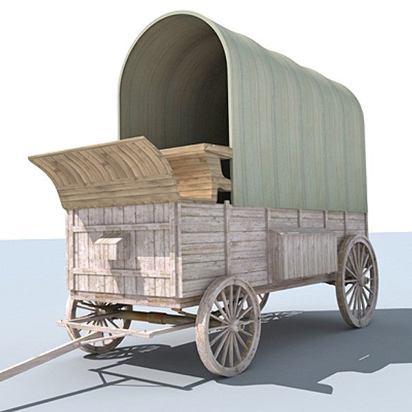 3D Old West Carriage