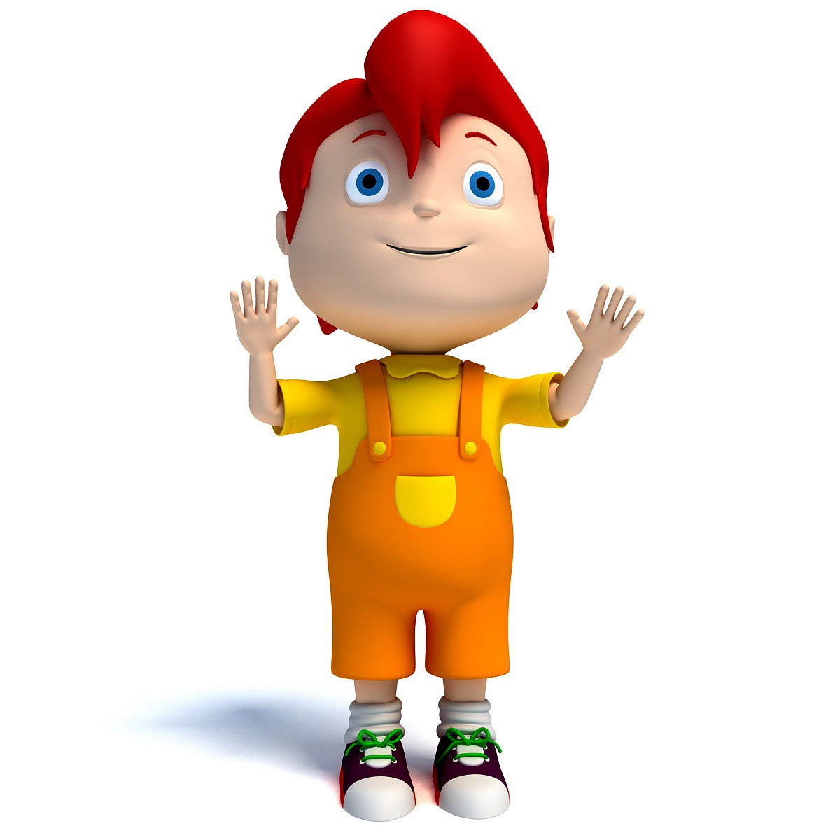 3D Cartoon Kid Character