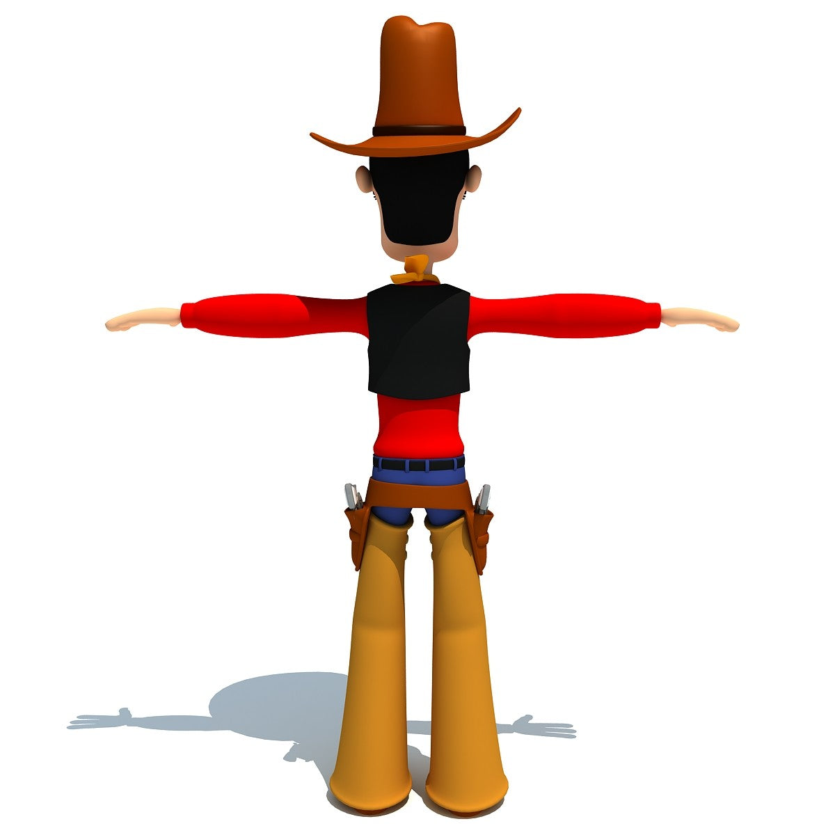 Cartoon Cowboy 3D Model