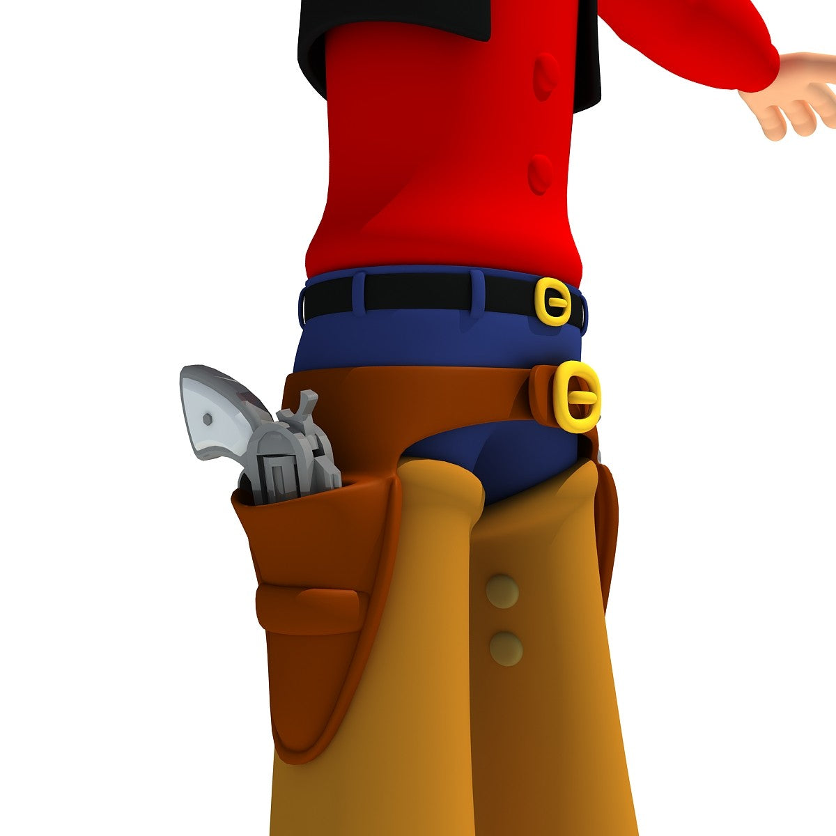 Cartoon Cowboy 3D Model